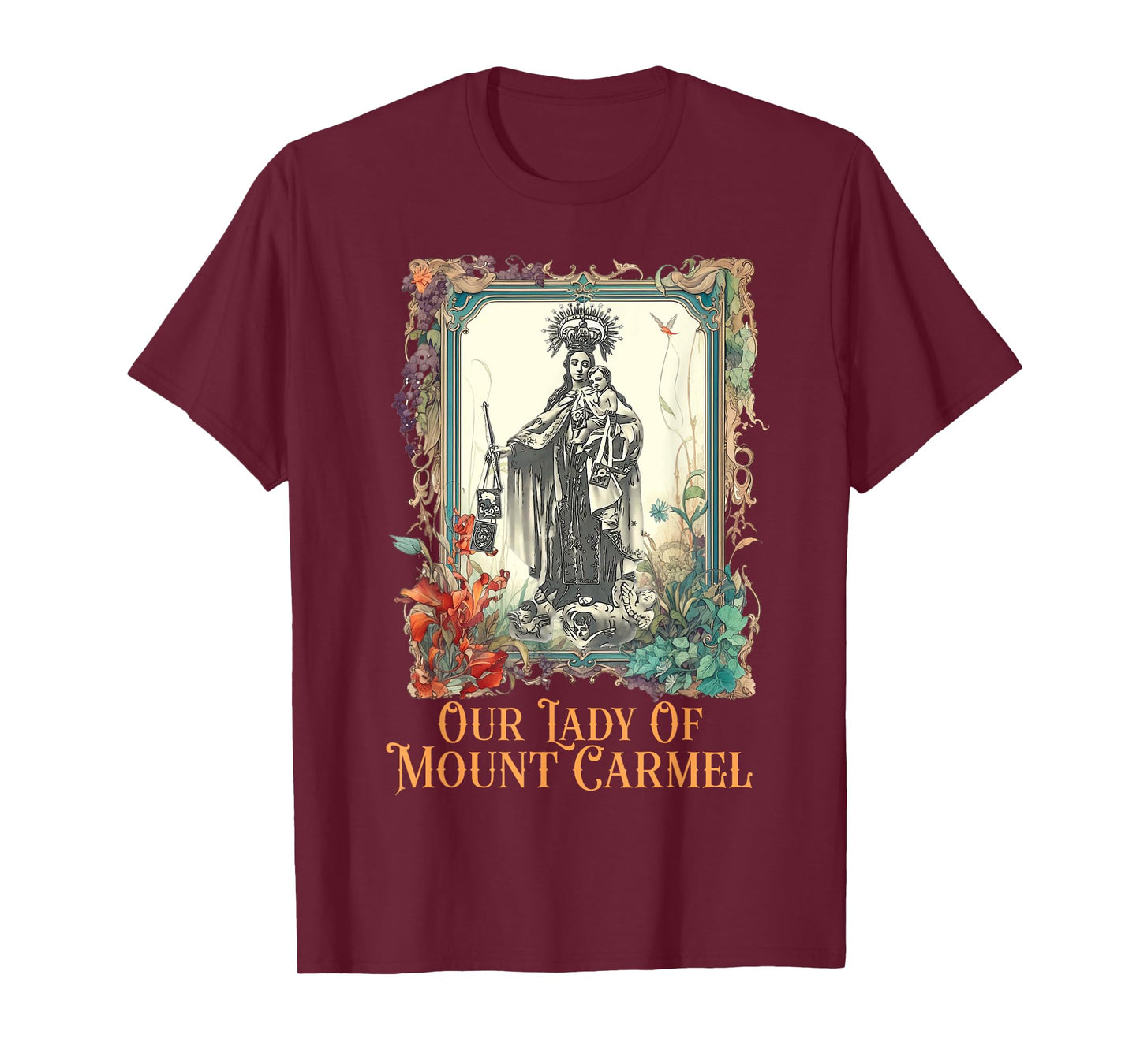 Our Lady of Mount Carmel Marian Catholic T-Shirt