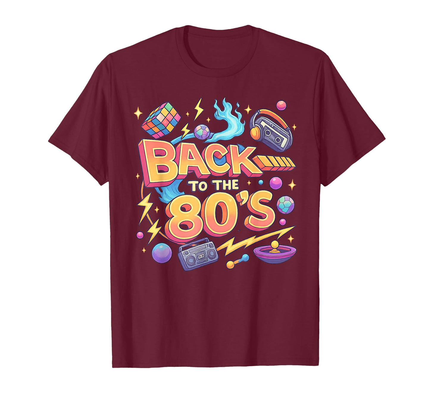 Back to the 80s Old School Retro 80's Throwback Design T-Shirt