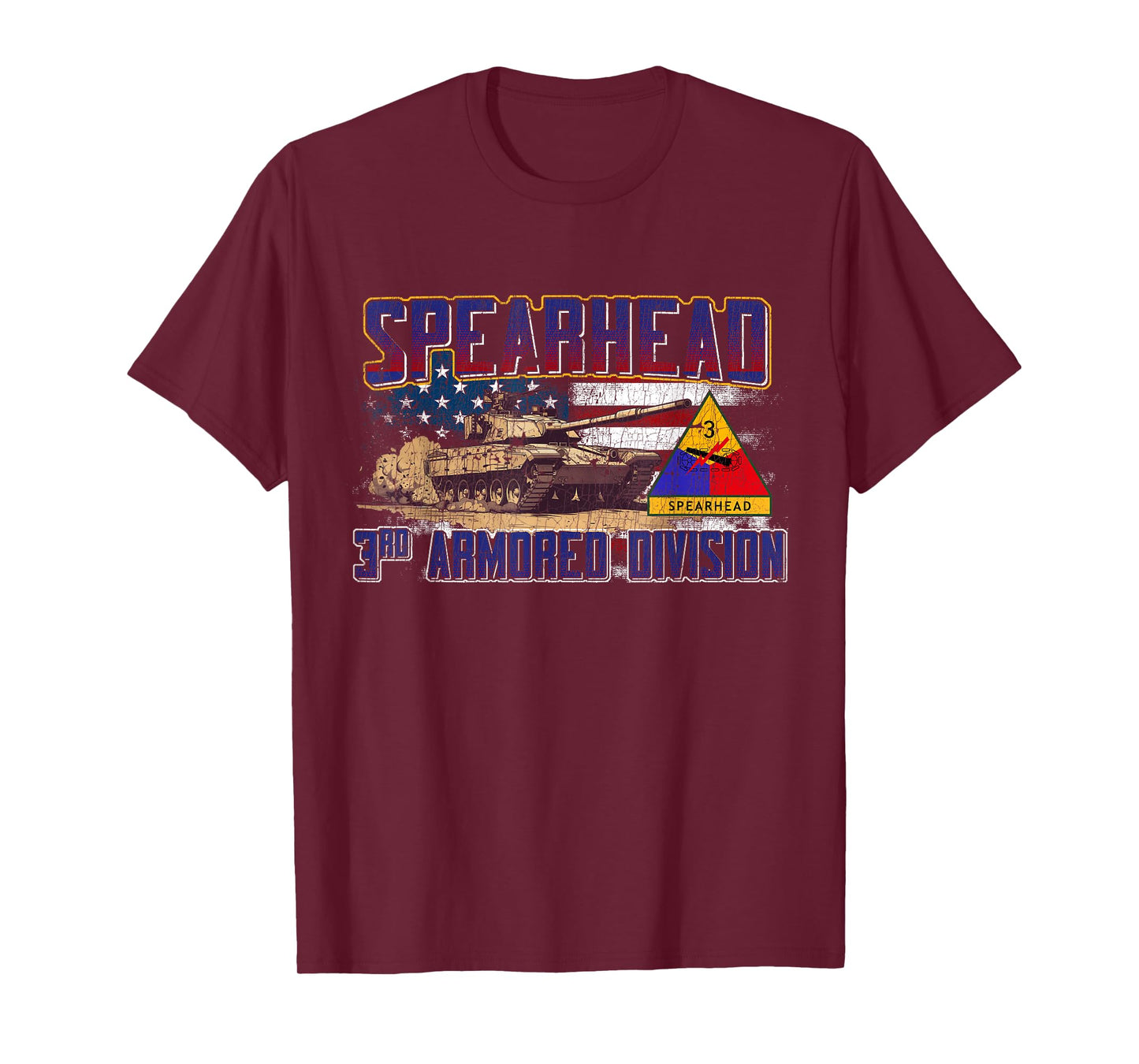 3rd Armored Division Veteran 3rd Ad Spearhead Vintage Gifts T-Shirt