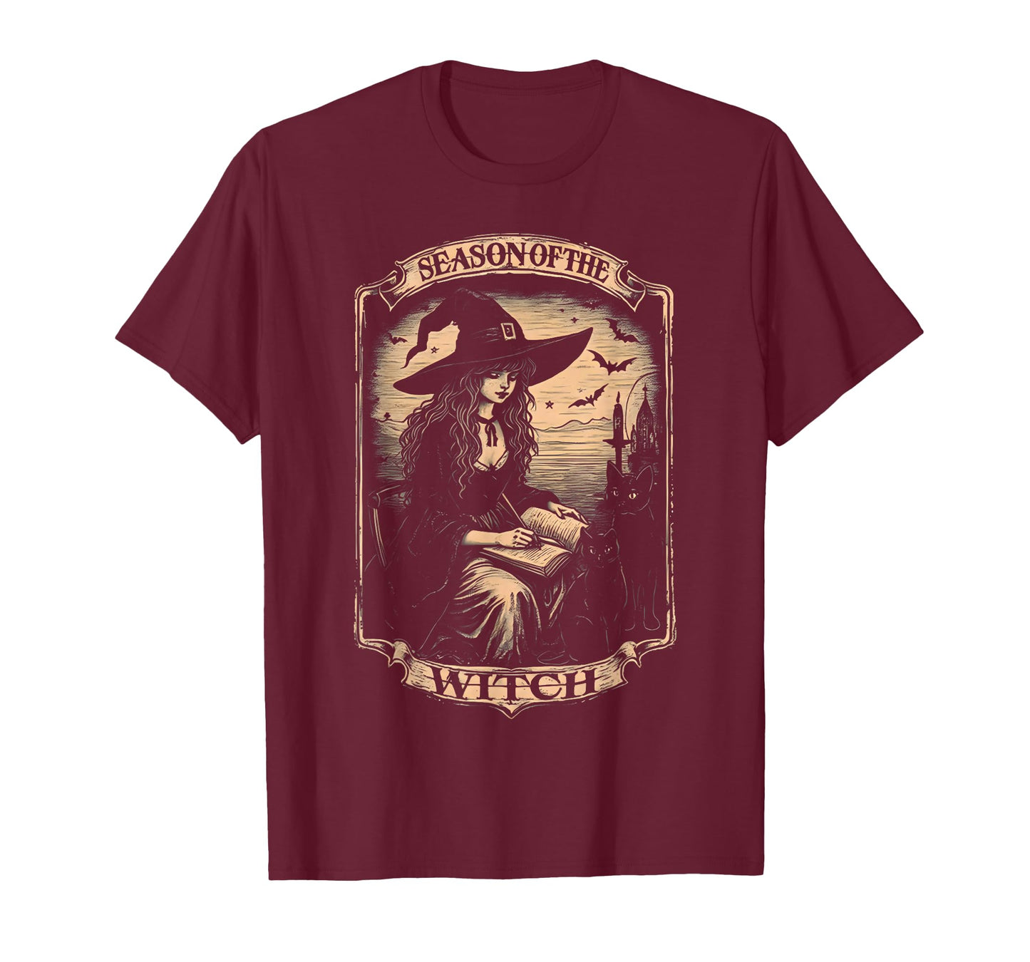 Halloween Gothic Classic Season of The Witch Party Costume T-Shirt