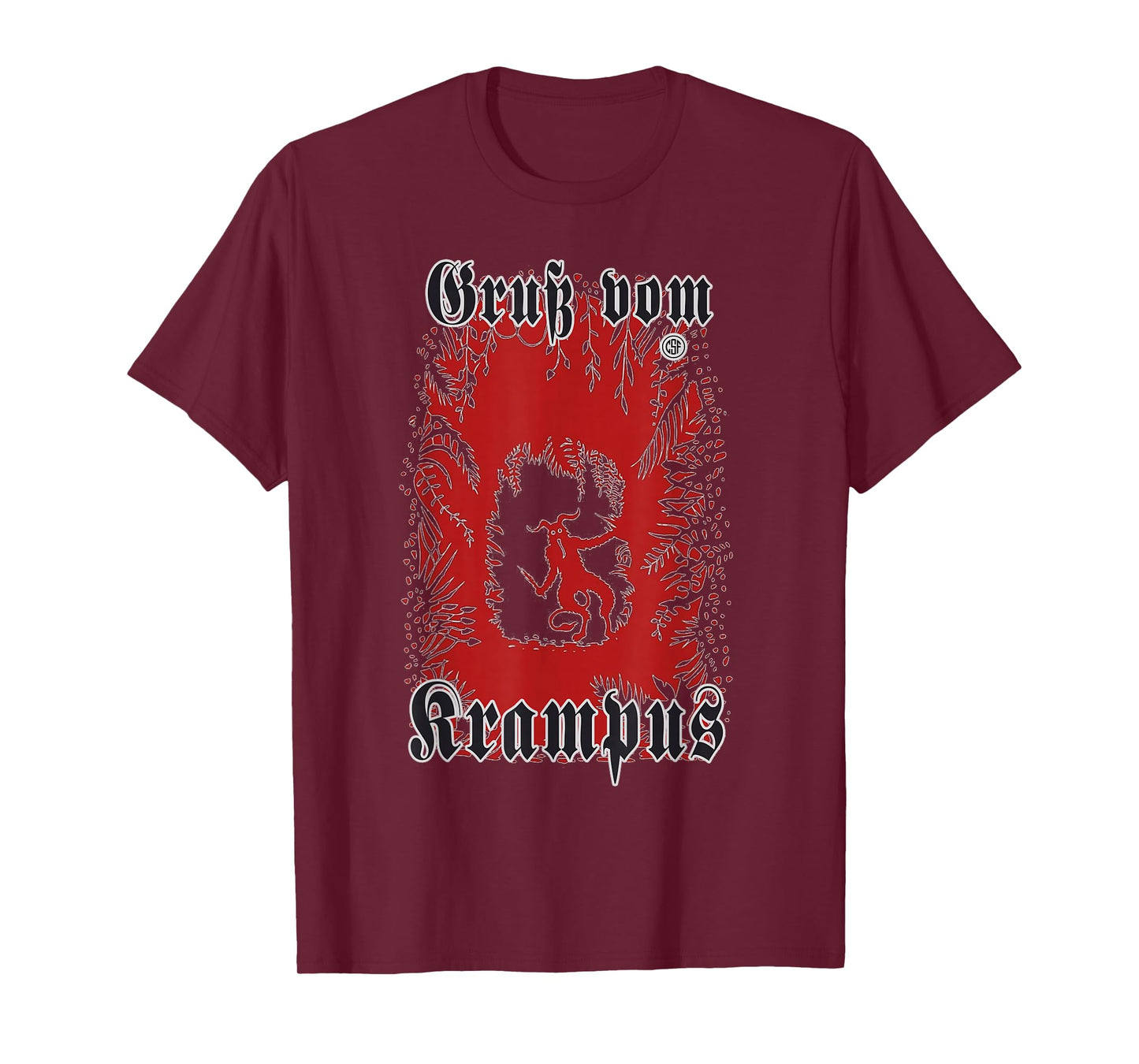 Greeting from Krampus Christmas Legend Figure T-Shirt