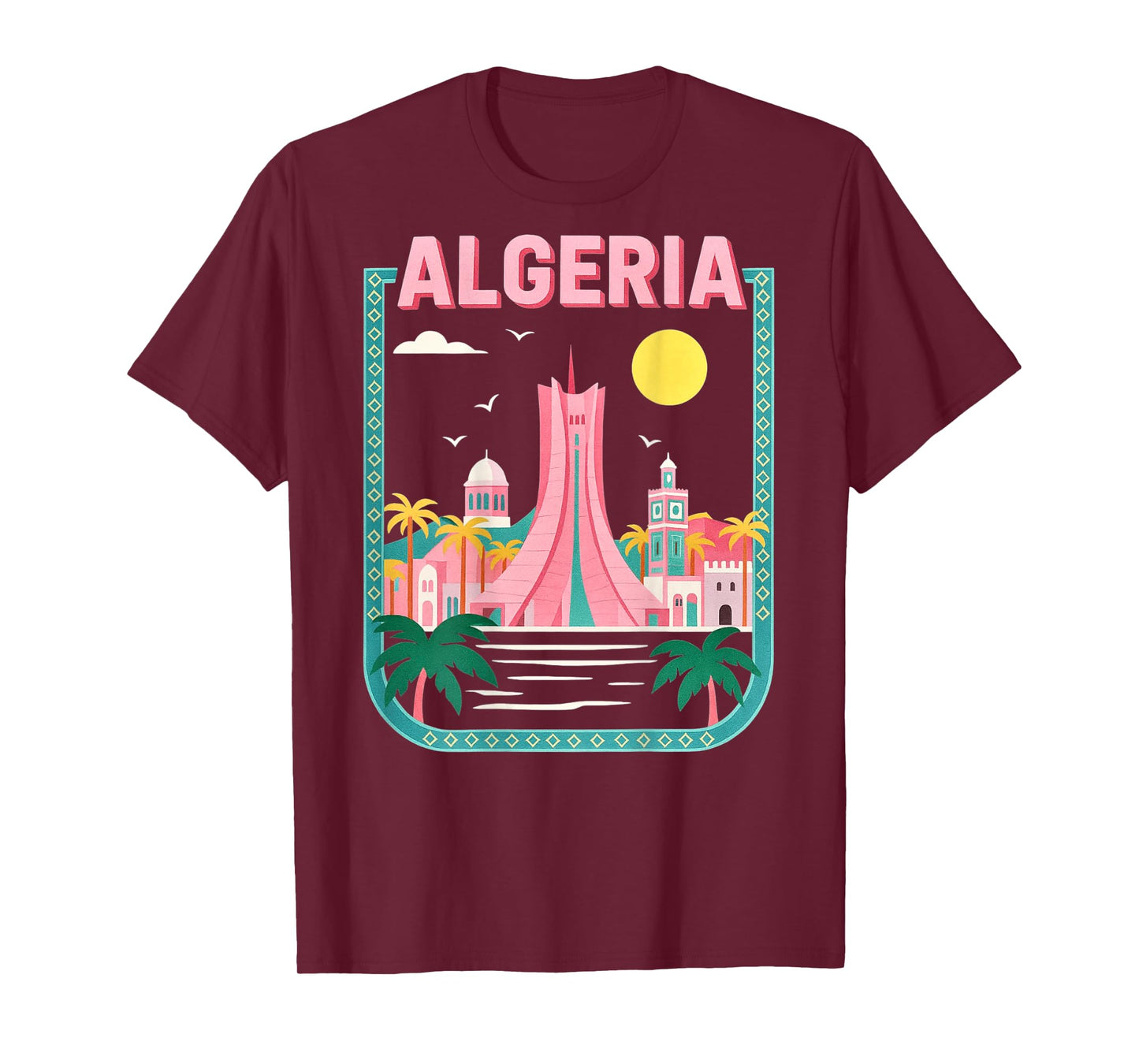 Algeria DZ Algeria (printed on the back) T-Shirt