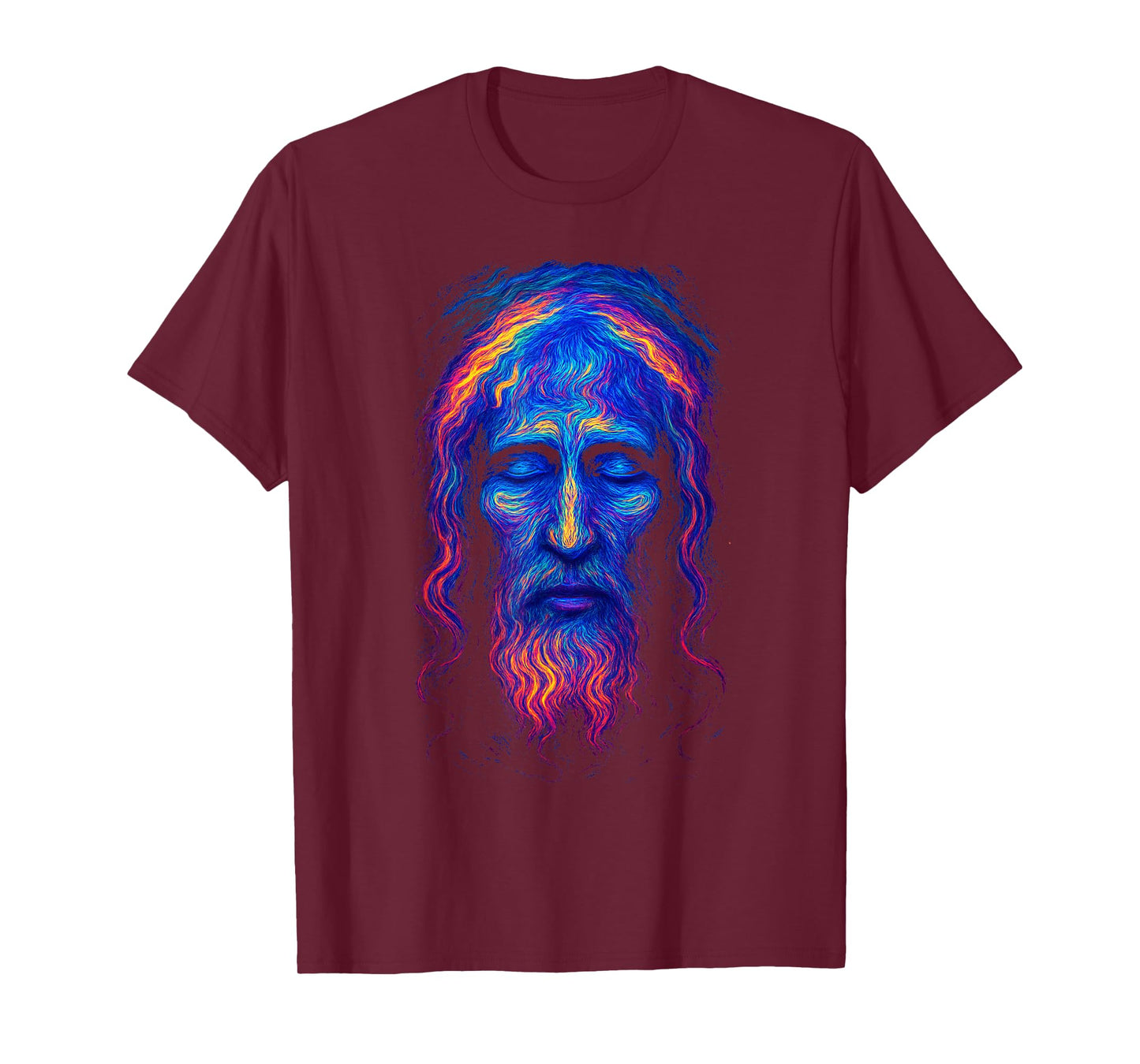 Shroud of Turin Inspired Face of Jesus Art T-Shirt