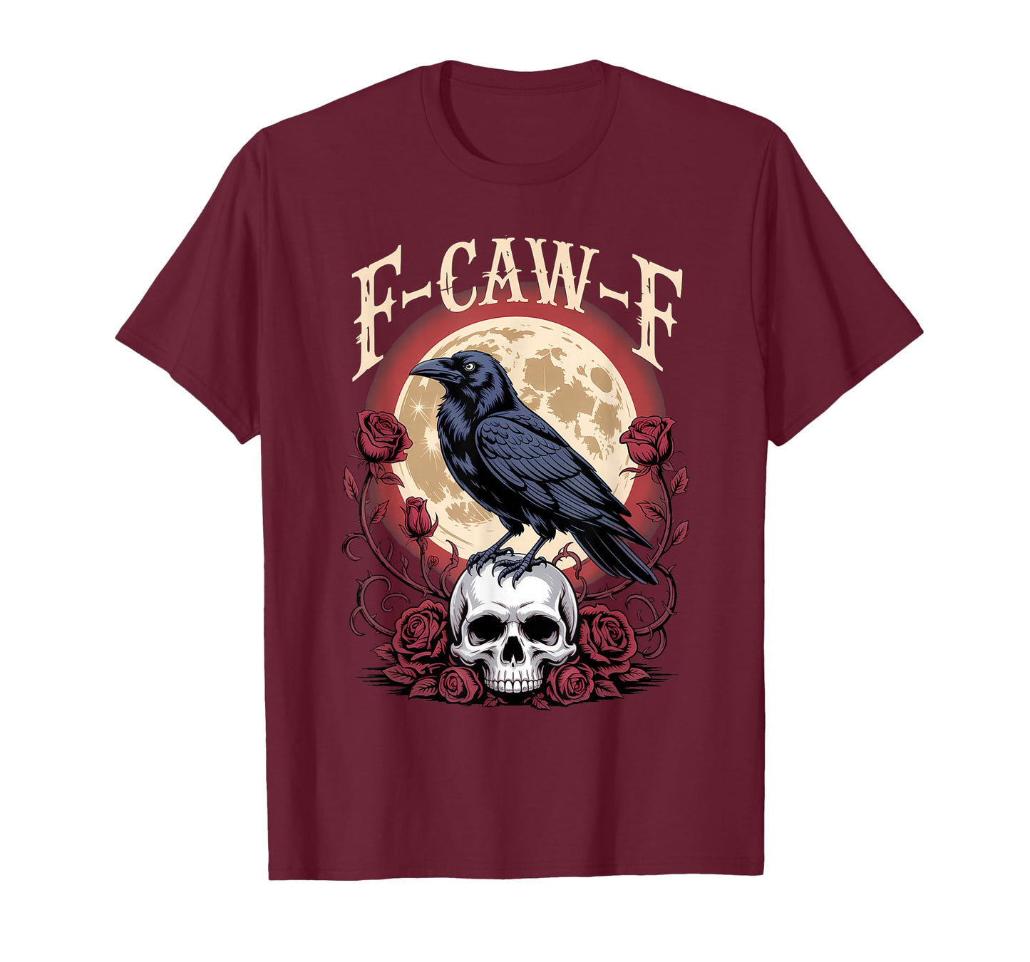 Funny F Caw F Raven Bird Saying F-Caw-F Crow T-Shirt
