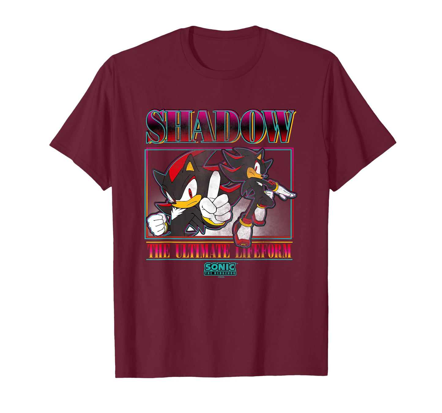 Sonic The Hedgehog Shadow The Ultimate Lifeform Gradient T-Shirt