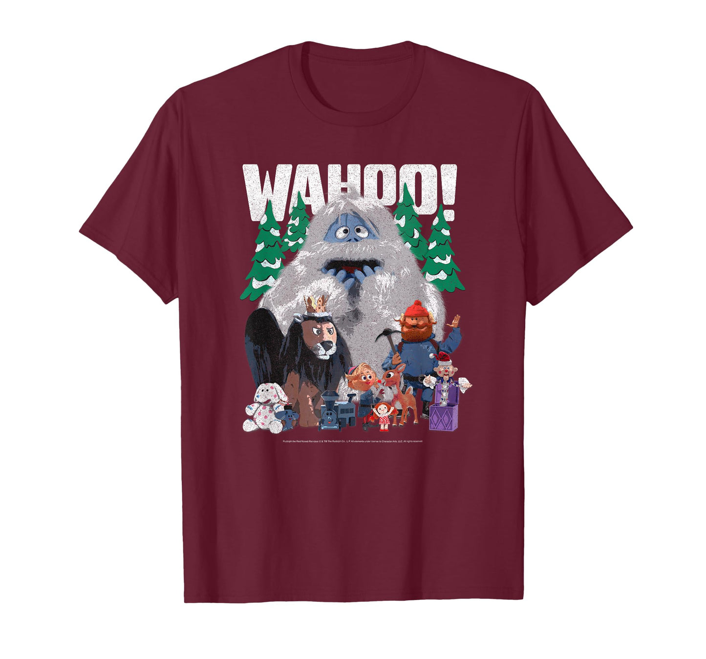 Rudolph Wahoo! Vintage Misfit Toys Characters Christmas T-Shirt
