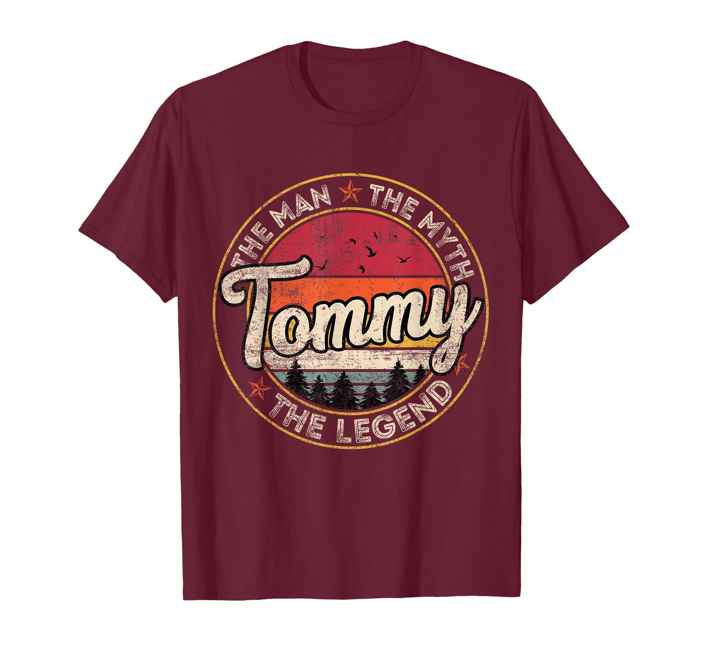 Tommy The Man The Myth The Legend Personalized Name T-Shirt