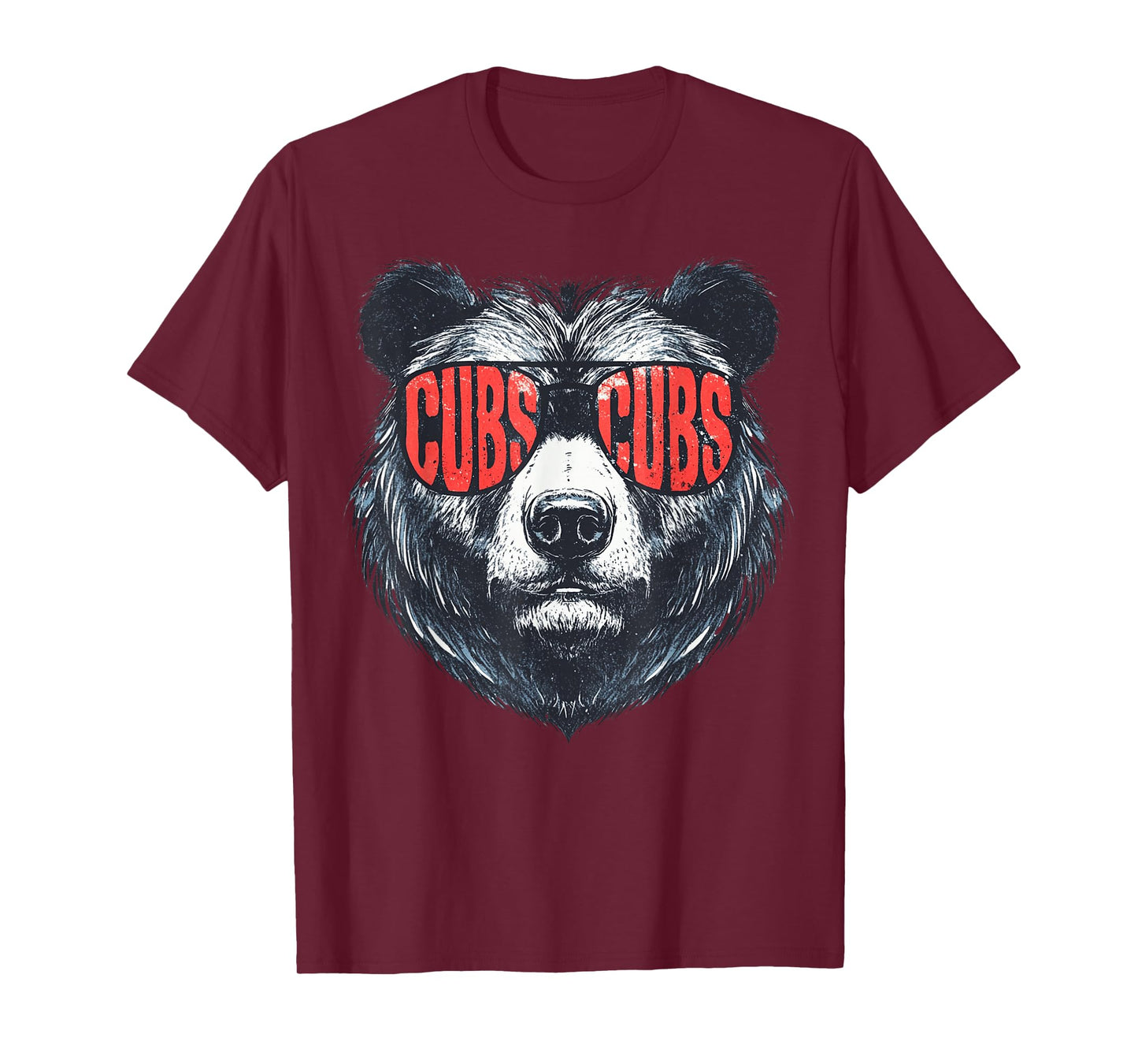 Cubs Wearing Sunglasses Retro Vintage T-Shirt