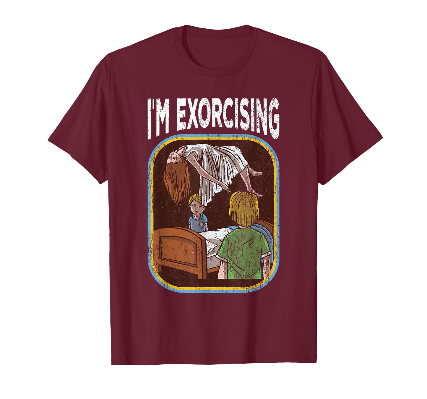 I'm Exorcising Halloween Fitness Gym T-Shirt