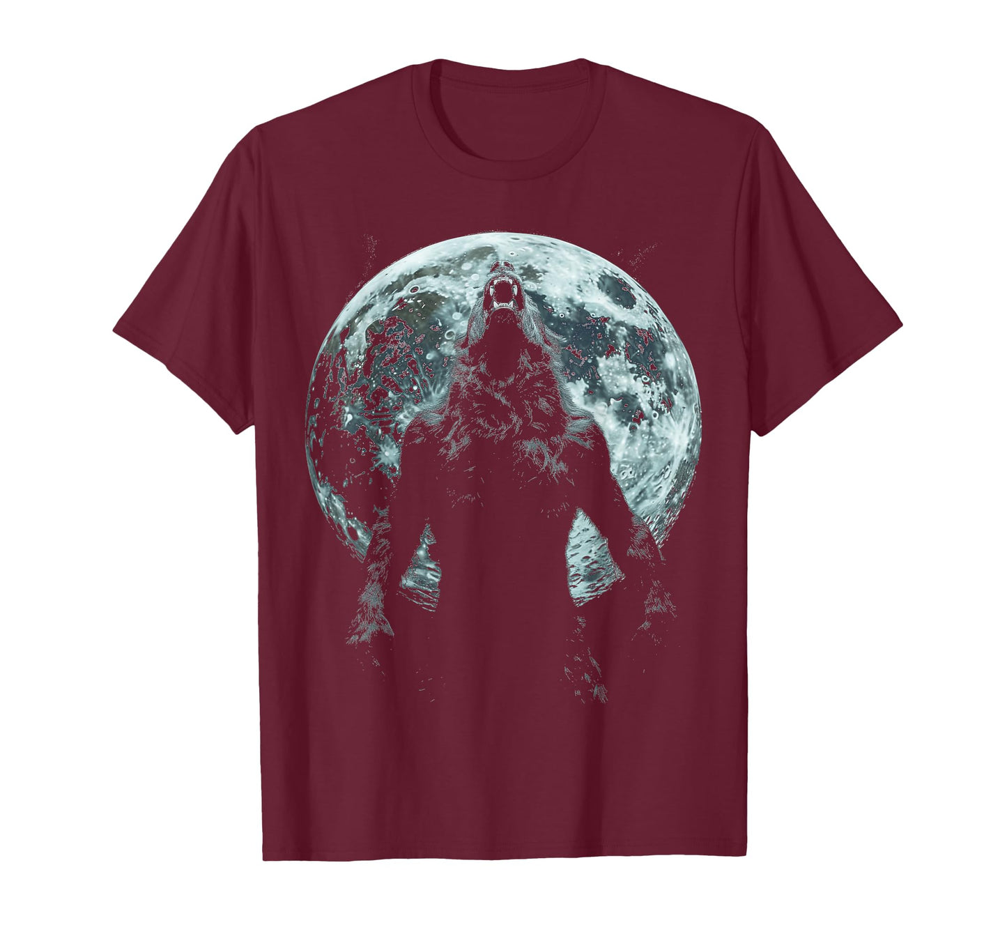 Werewolf Wolf Howling Moon Alpha Male Halloween Sigma Male T-Shirt