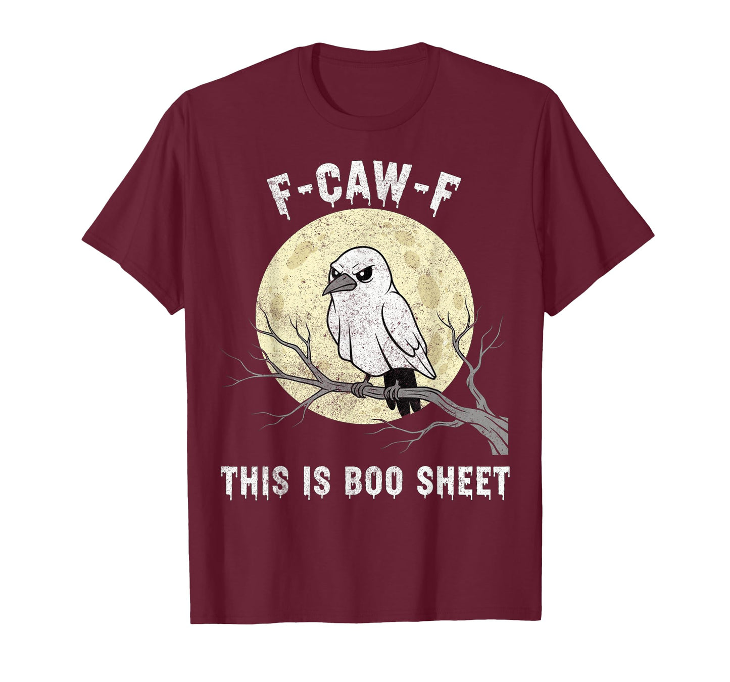 F-Caw-F This is Boo Sheet Ghost Halloween Costume Funny T-Shirt