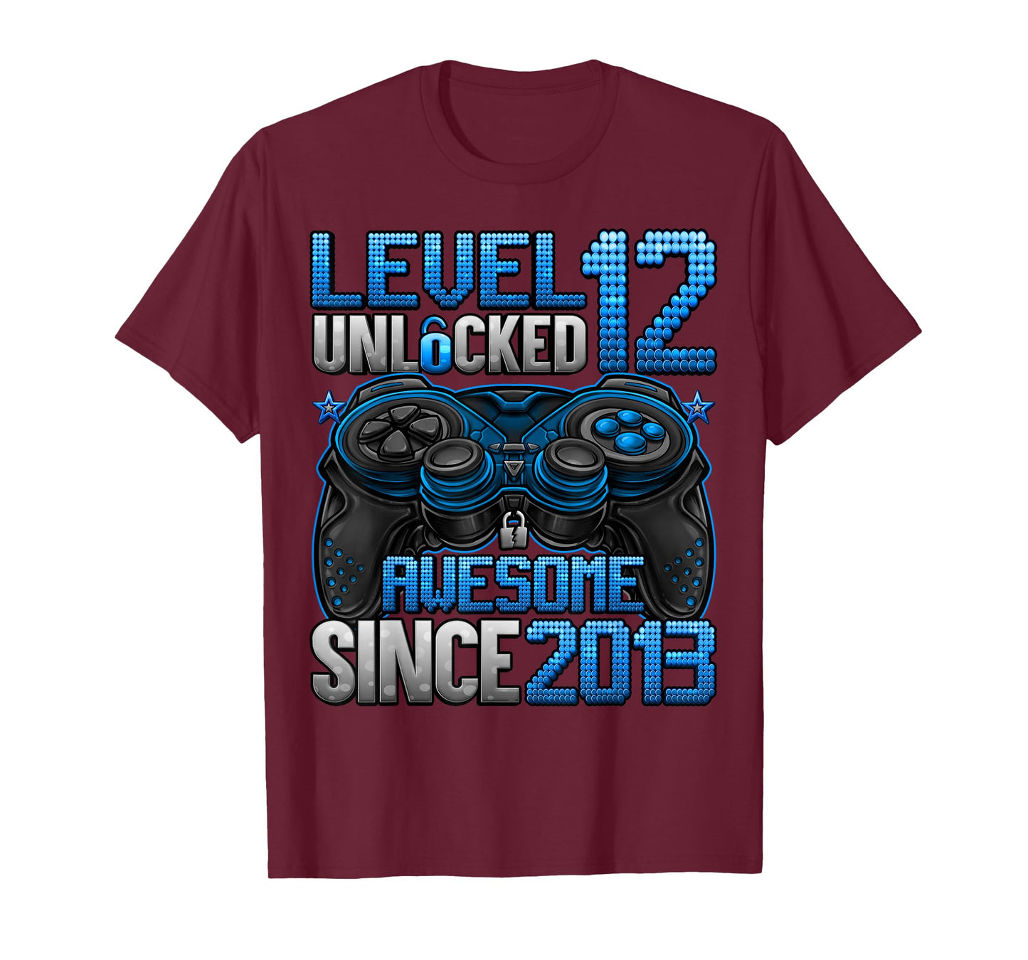 Level 12 Unlocked 12 Year Old Gifts Boys 12th Birthday Boy T-Shirt
