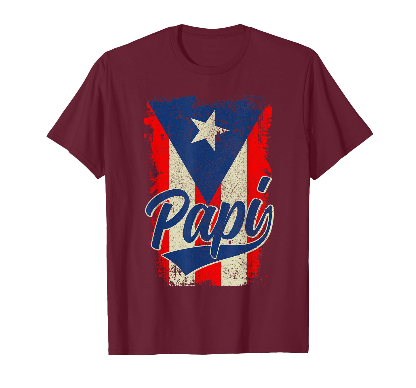 Papi Puerto Rican Dad Puerto Rico Pride Boricua Father's Day T-Shirt