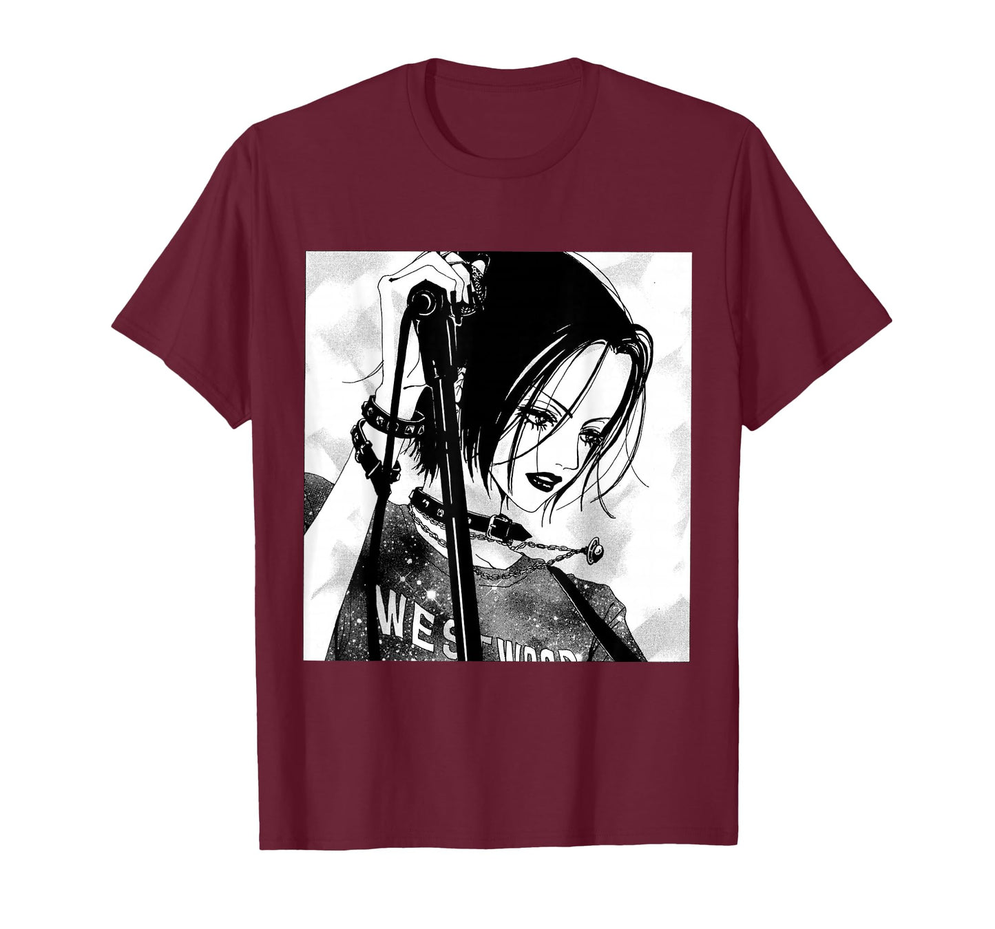 Anime Gothic Girl Aesthetic Soft Grunge Waifu Japanese Otaku T-Shirt
