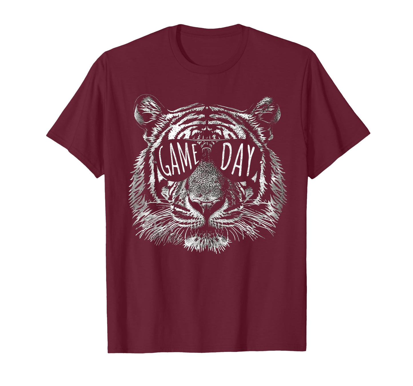 Cool Tiger Sunglasses Sports Fan Gift Game Day Fun Tiger The T-Shirt