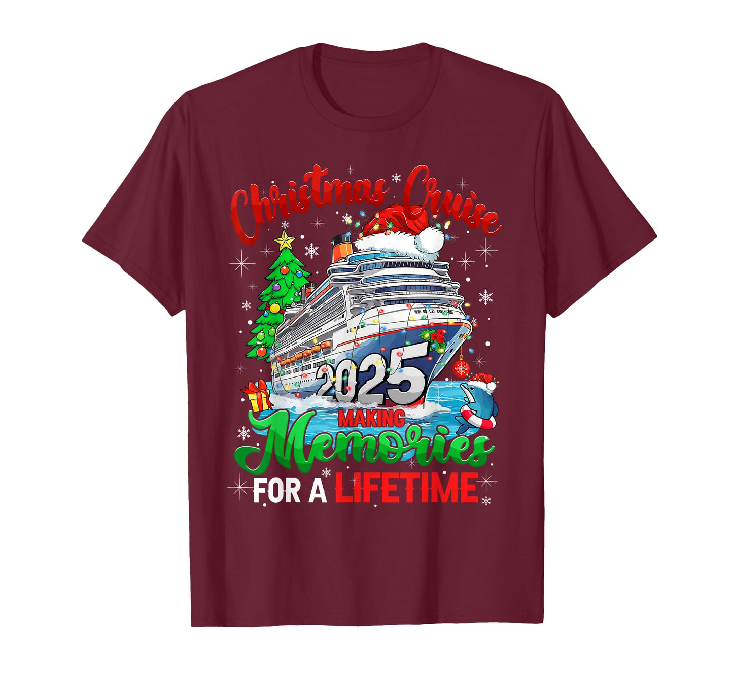 Christmas Cruise 2025 Making Memories for A Lifetime Holiday T-Shirt