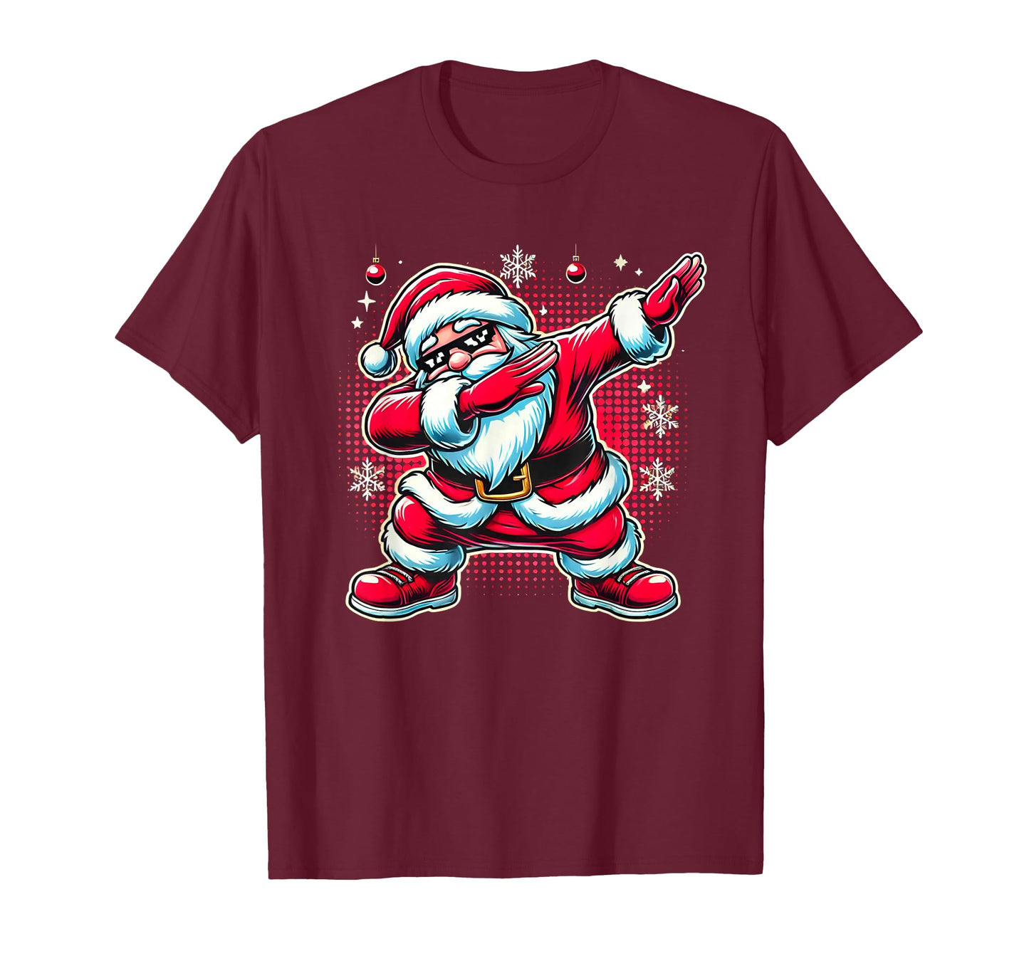 Dabbing Santa Claus Funny Christmas Boys Kids Girls Xmas Dab T-Shirt