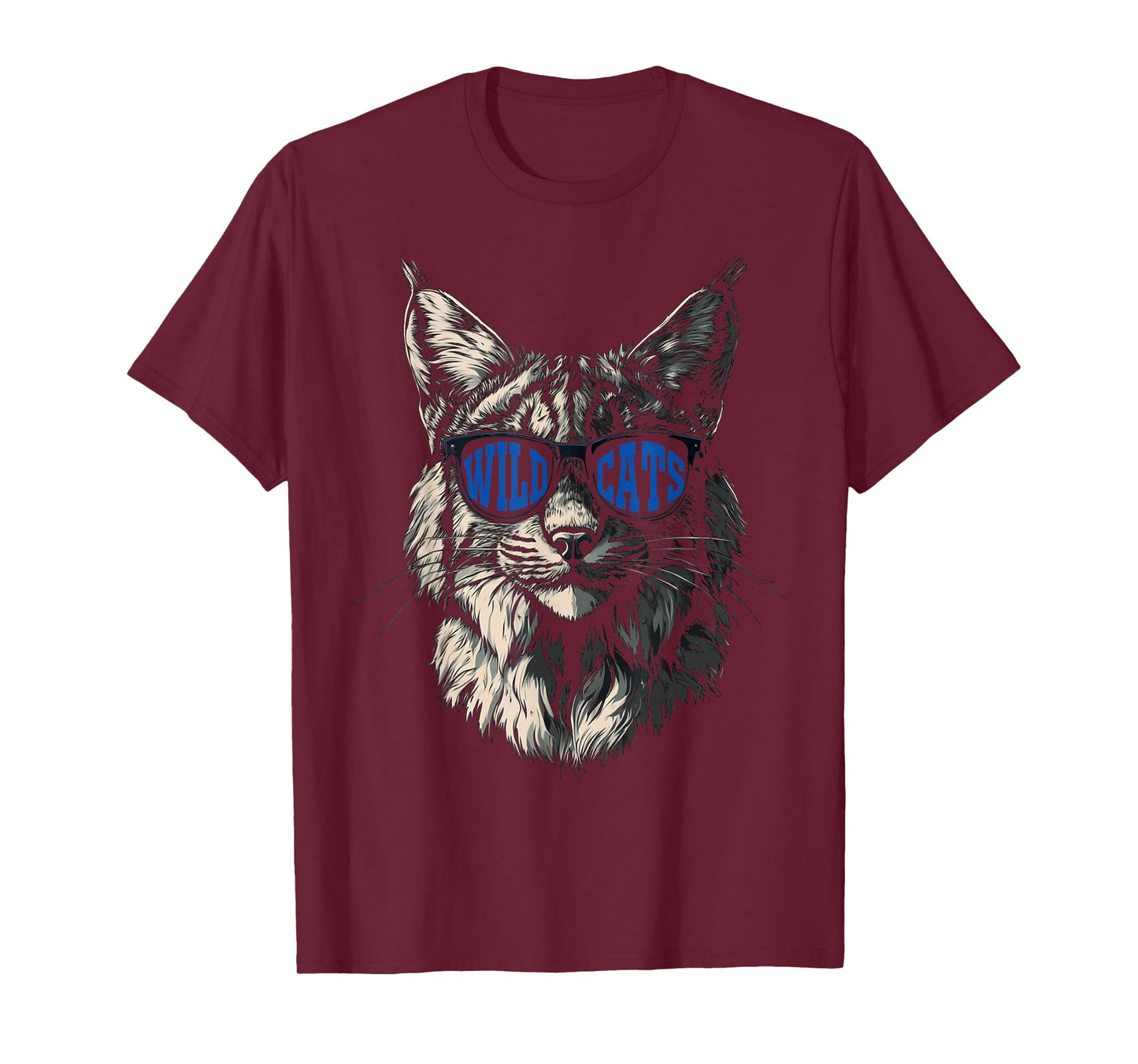 Classic Wildcats Name Styles | Cat's Lovers Animal Game Day T-Shirt