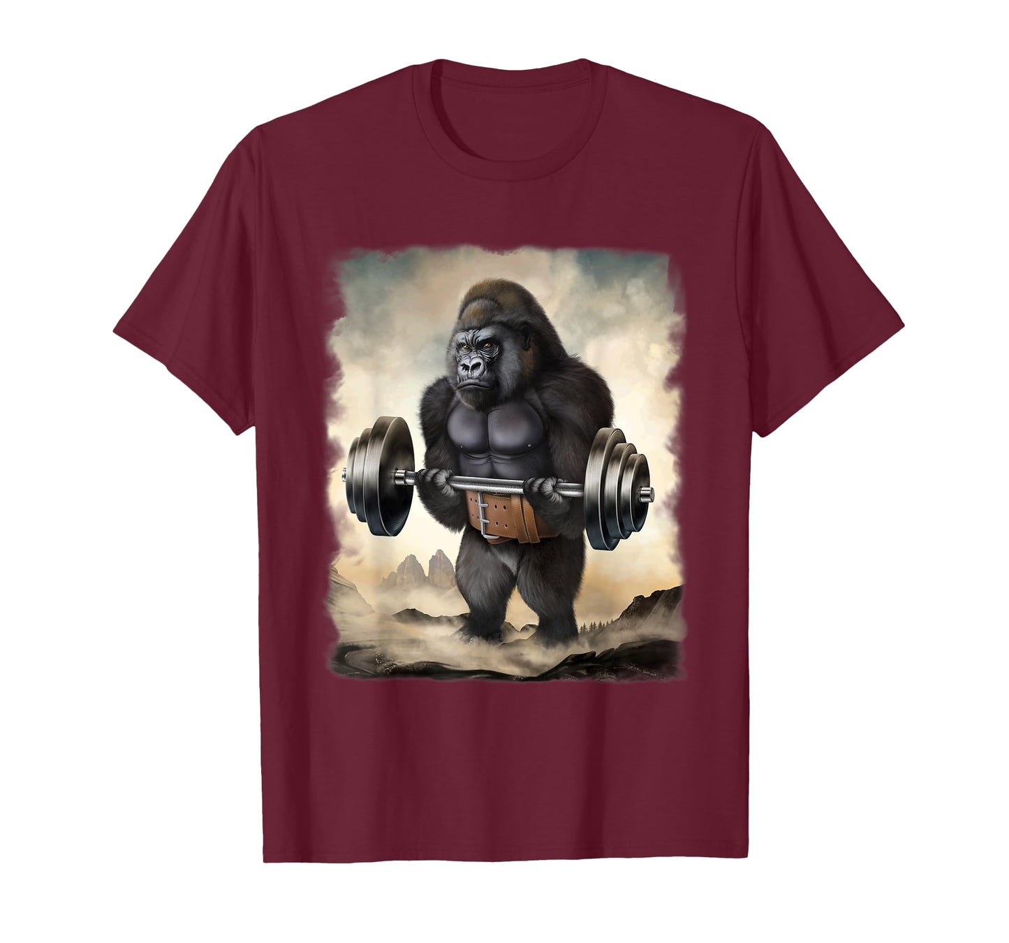 Gorilla Muscle Training Weightlifting T-Shirt