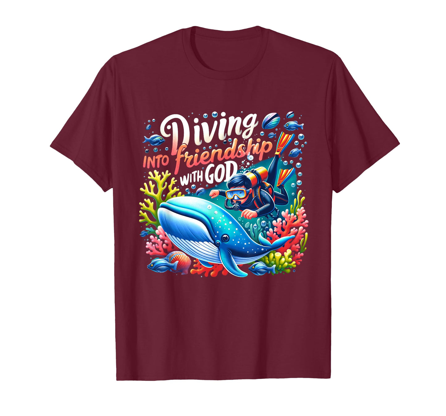 Vacation Bible School Diving Into Friendship God VBS 2024 T-Shirt