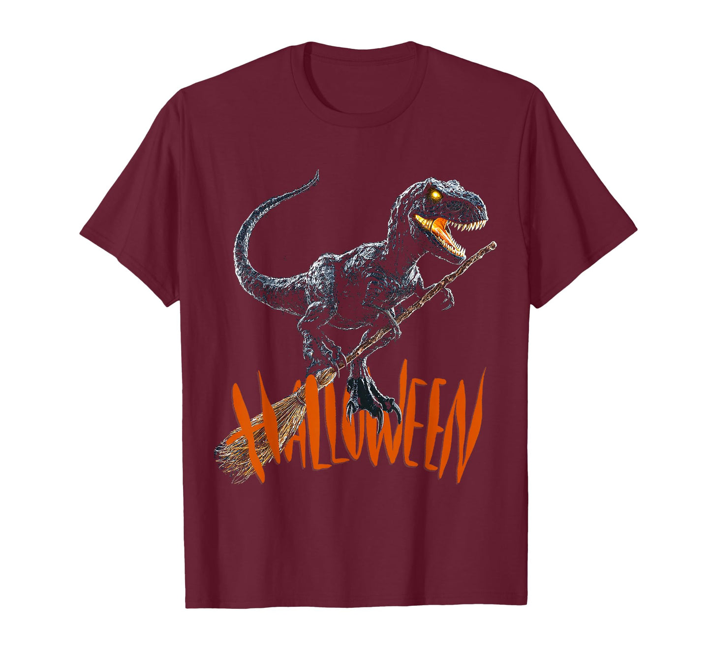 Halloween Dinosaur Witch Costume Fun T-Shirt
