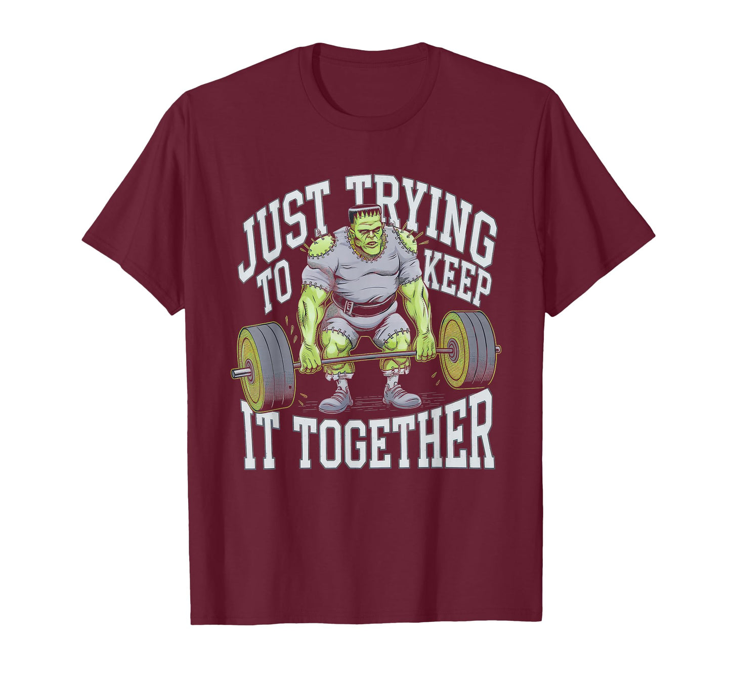 Just Trying to Keep It Together Shirt Halloween Frankenstein T-Shirt