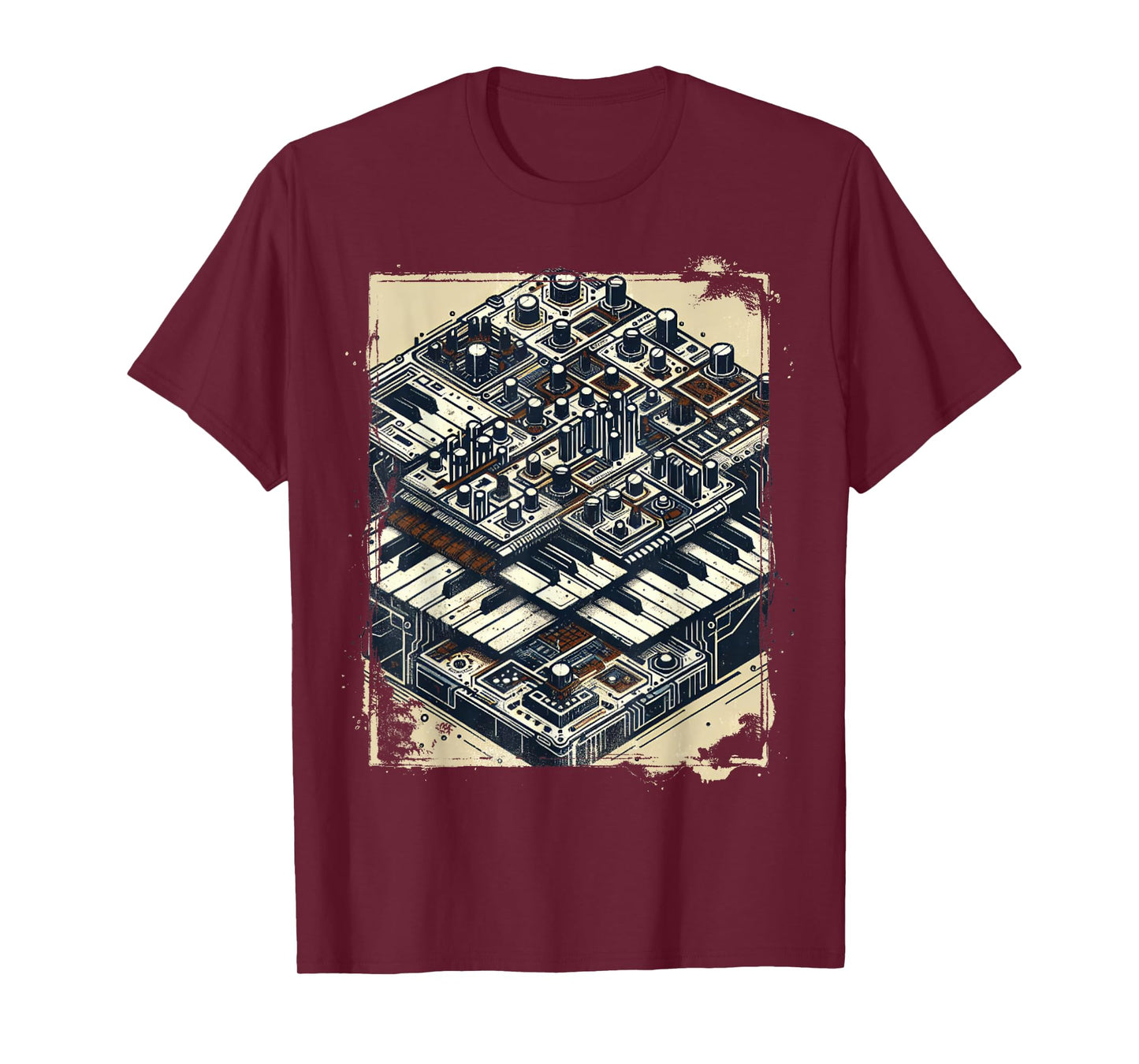 Cool Synthesizer 80s Vintage T-Shirt