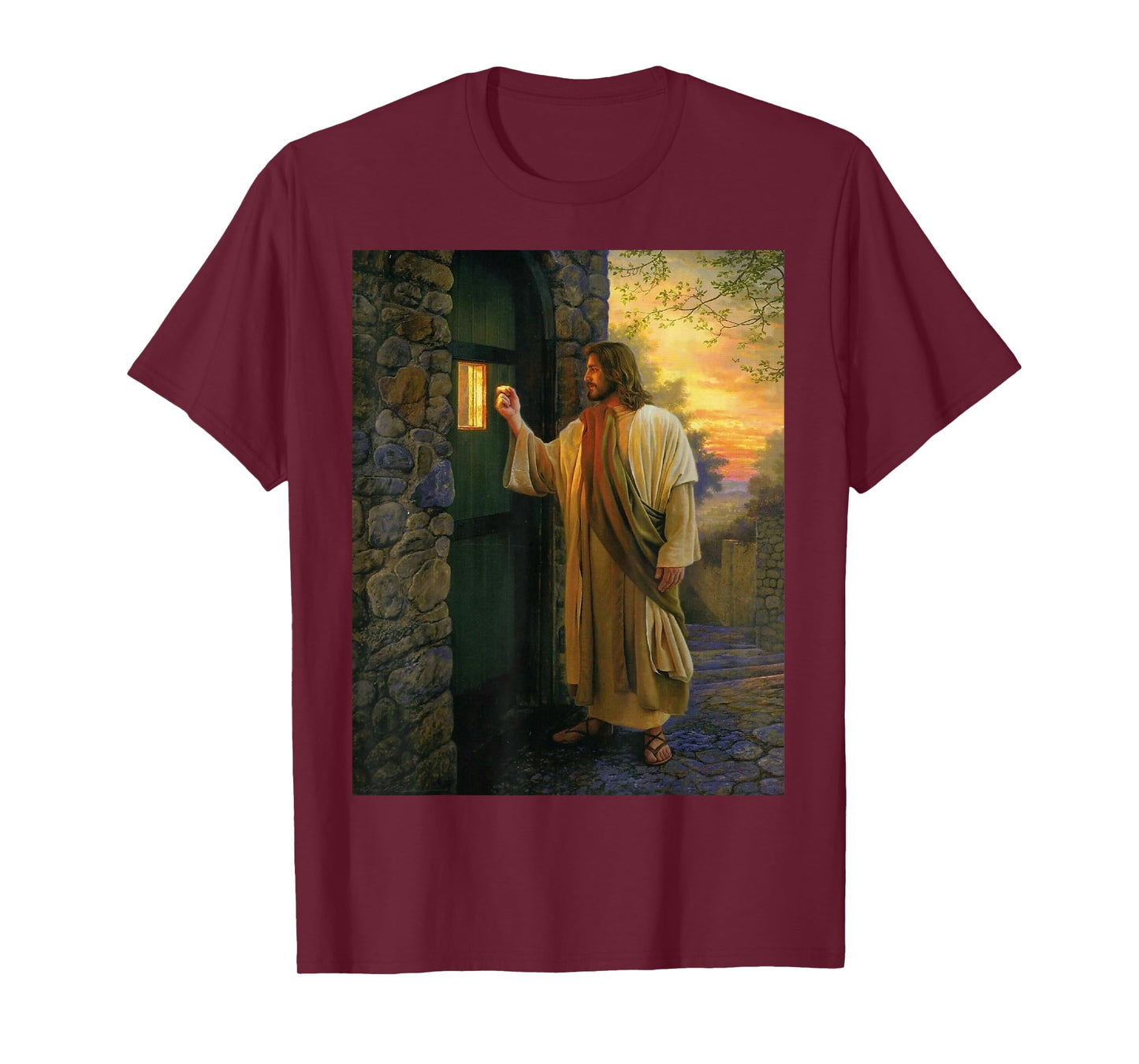 Jesus Knocking On Door Loving Jesus Christ T-Shirt