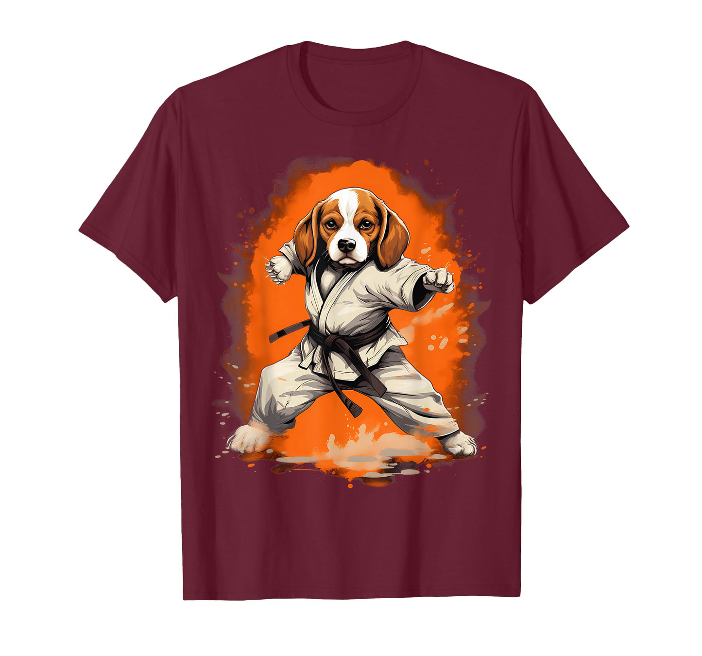 MMA Beagle Dog Karate Men Women Kids T-Shirt