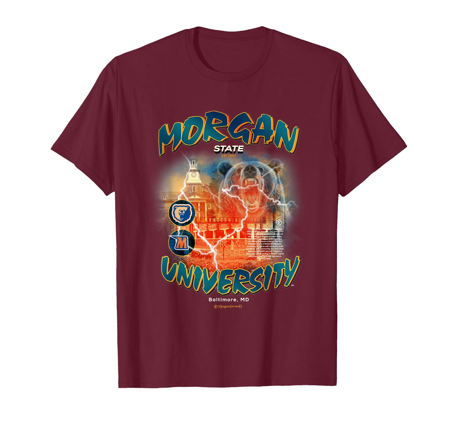 The Yard Essentials - Morgan State University - Bootleg T-Shirt