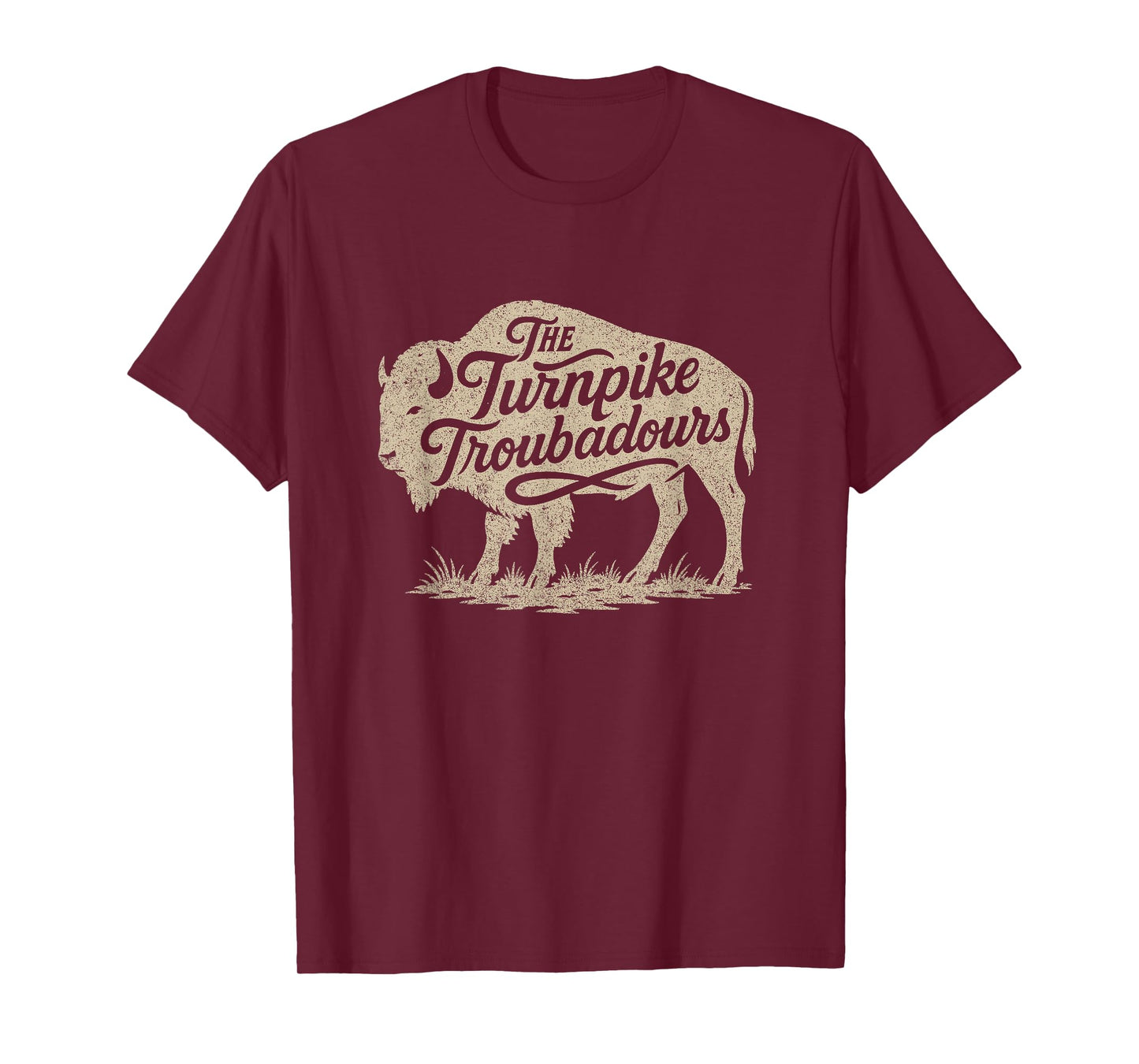 Vintage Turnpike Distressed Country Music Graphic T-Shirt
