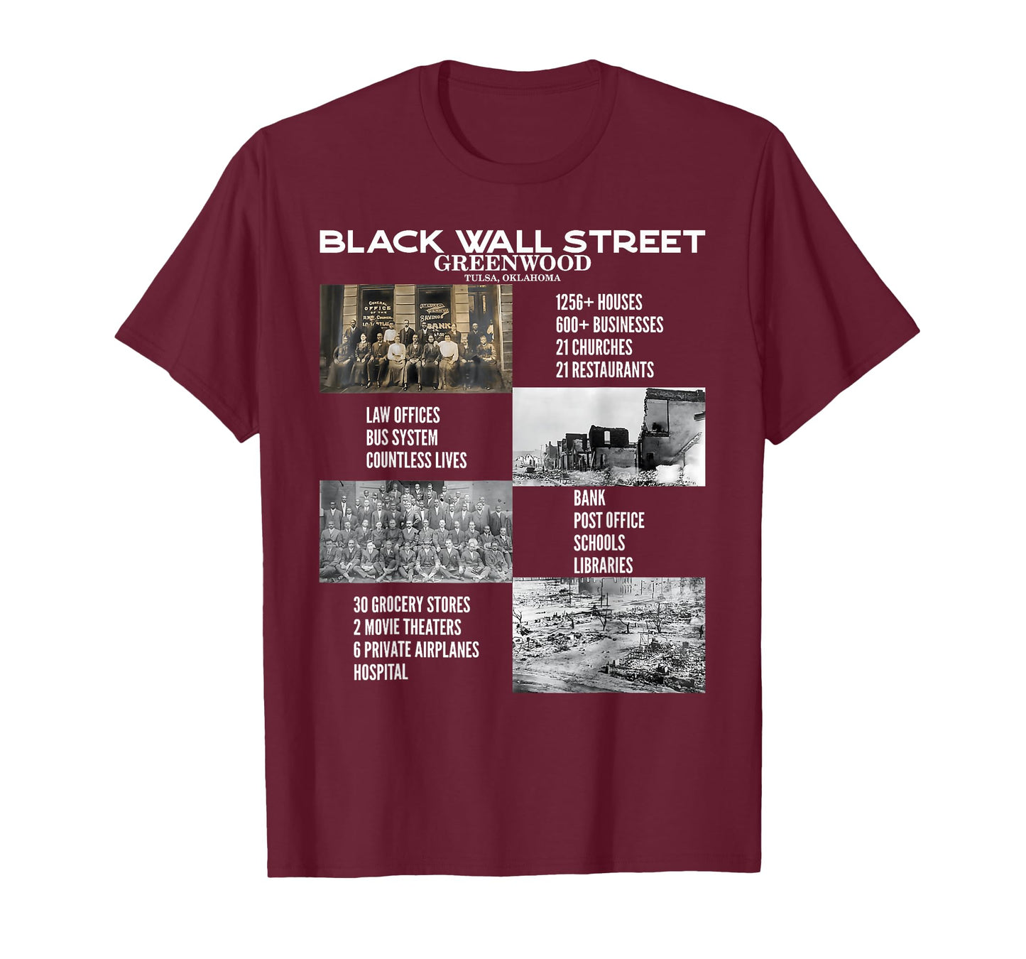 Vintage Black Business Black History Month Black Wall Street T-Shirt