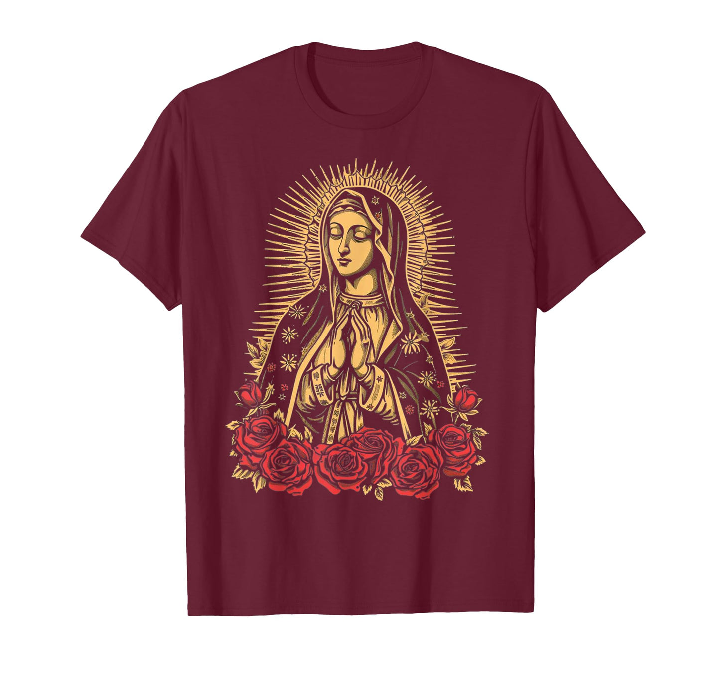 Our Lady De Guadalupe Sant Mary For Christians, Catholics T-Shirt