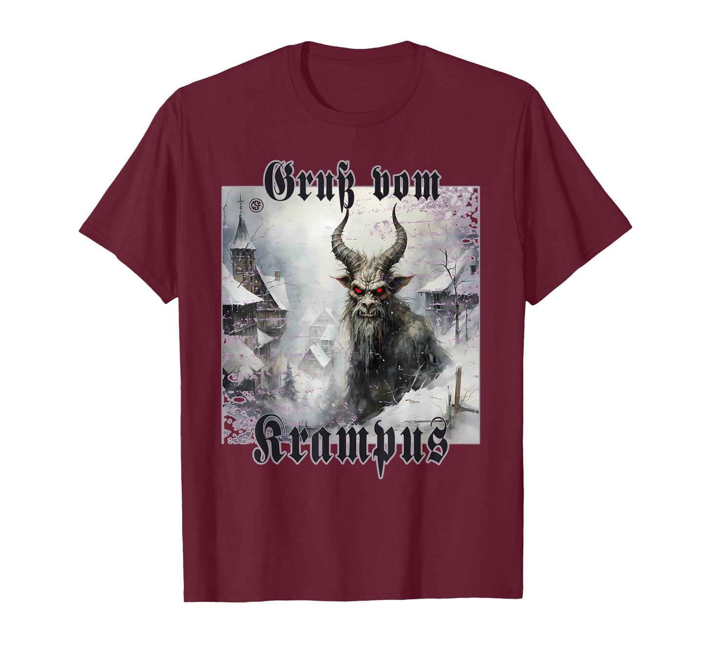 Greeting from Krampus Christmas Legend Figure T-Shirt