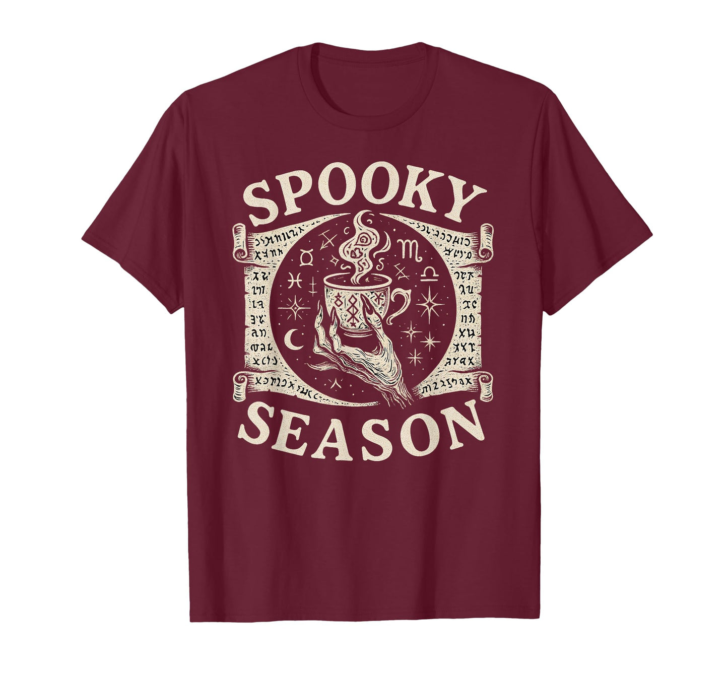 Halloween Spooky Season Witchy Coffee Cup Witch Gothic T-Shirt