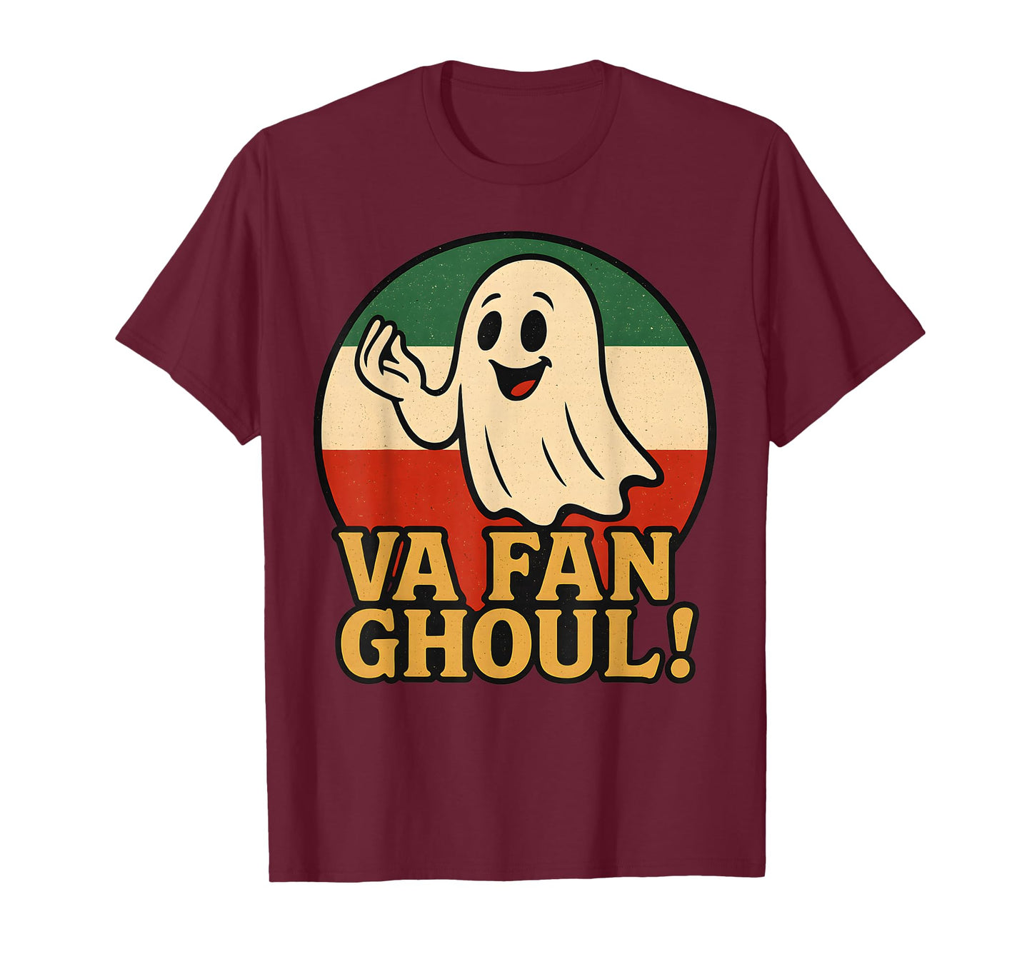Va Fan Ghoul Ghost Italian Halloween Funny Costume Men Women T-Shirt