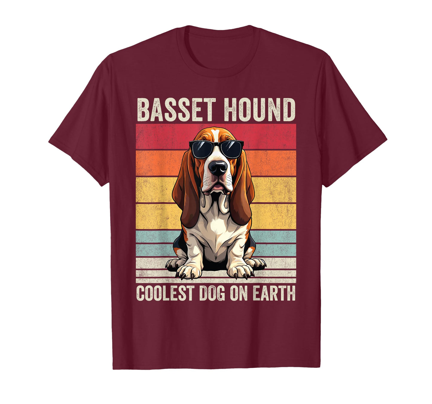 Basset Hound Coolest Dog On Earth, Basset Hound T-Shirt