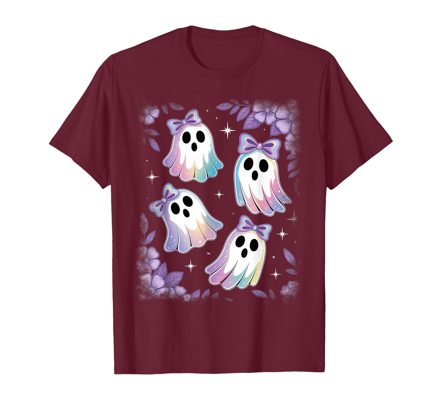 Amazing Spooky Creepy Halloween Glowing Boo Group T-Shirt