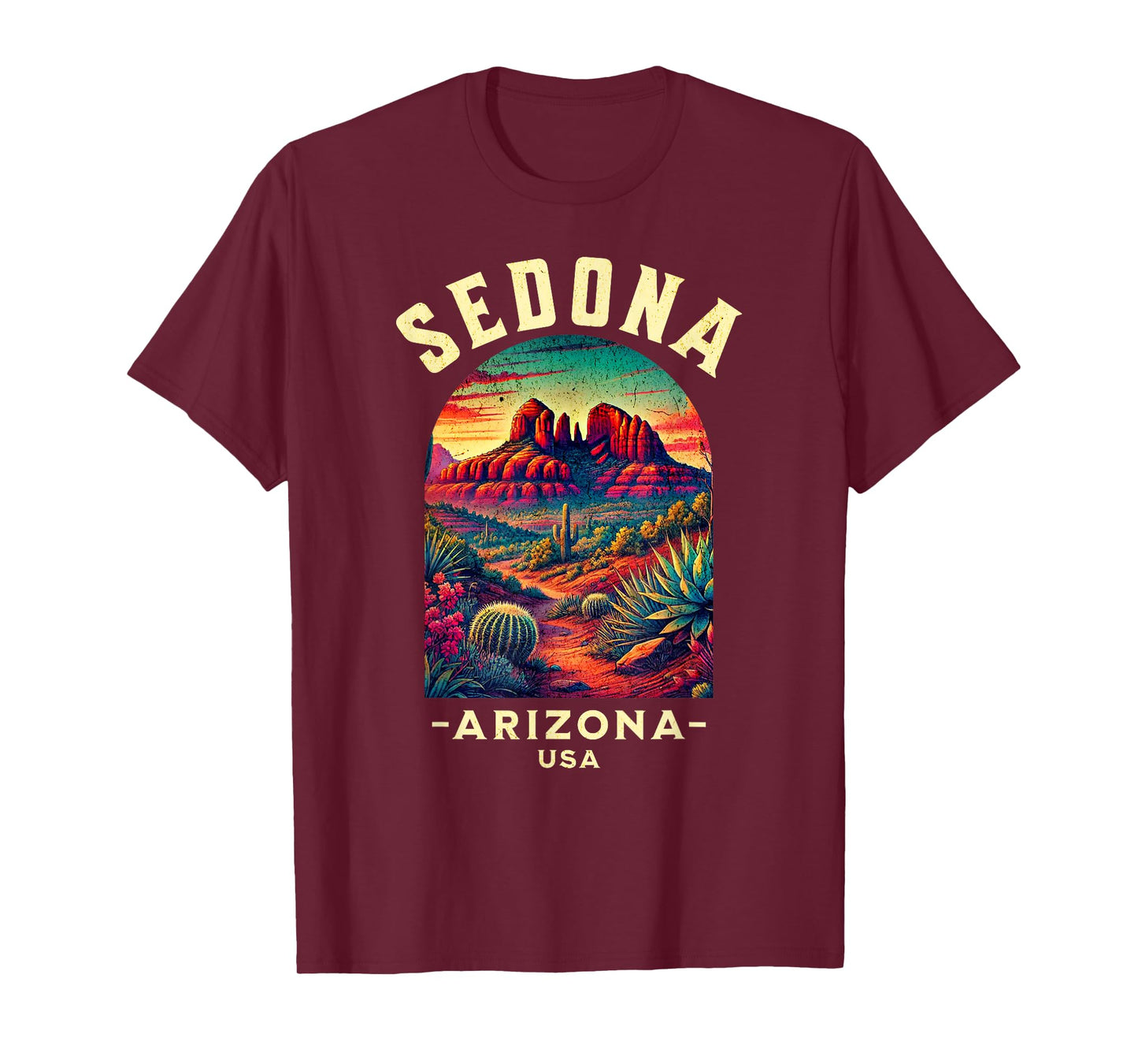Sedona Arizona Sunset - Nature Lover USA T-Shirt