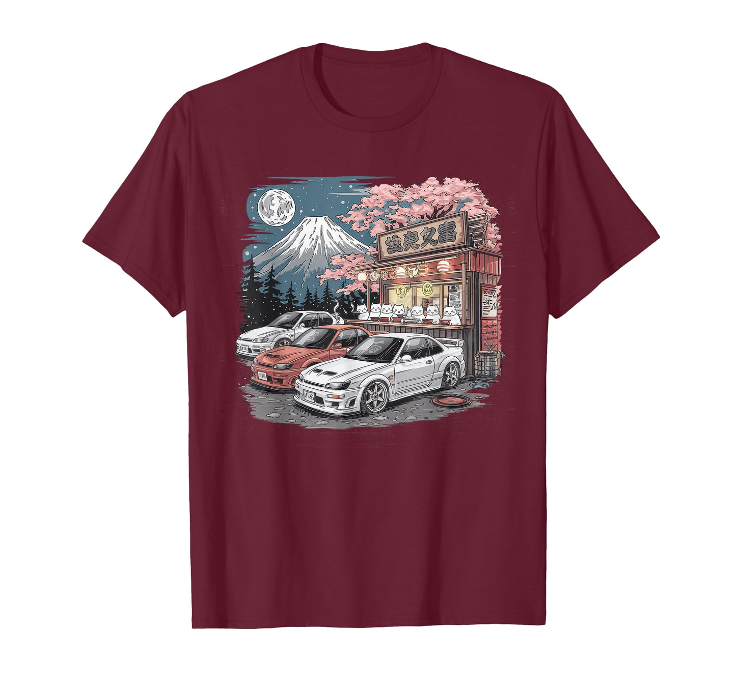Japanese Car Tshirt Men JDM Japan Street Racing Streetwear T-Shirt