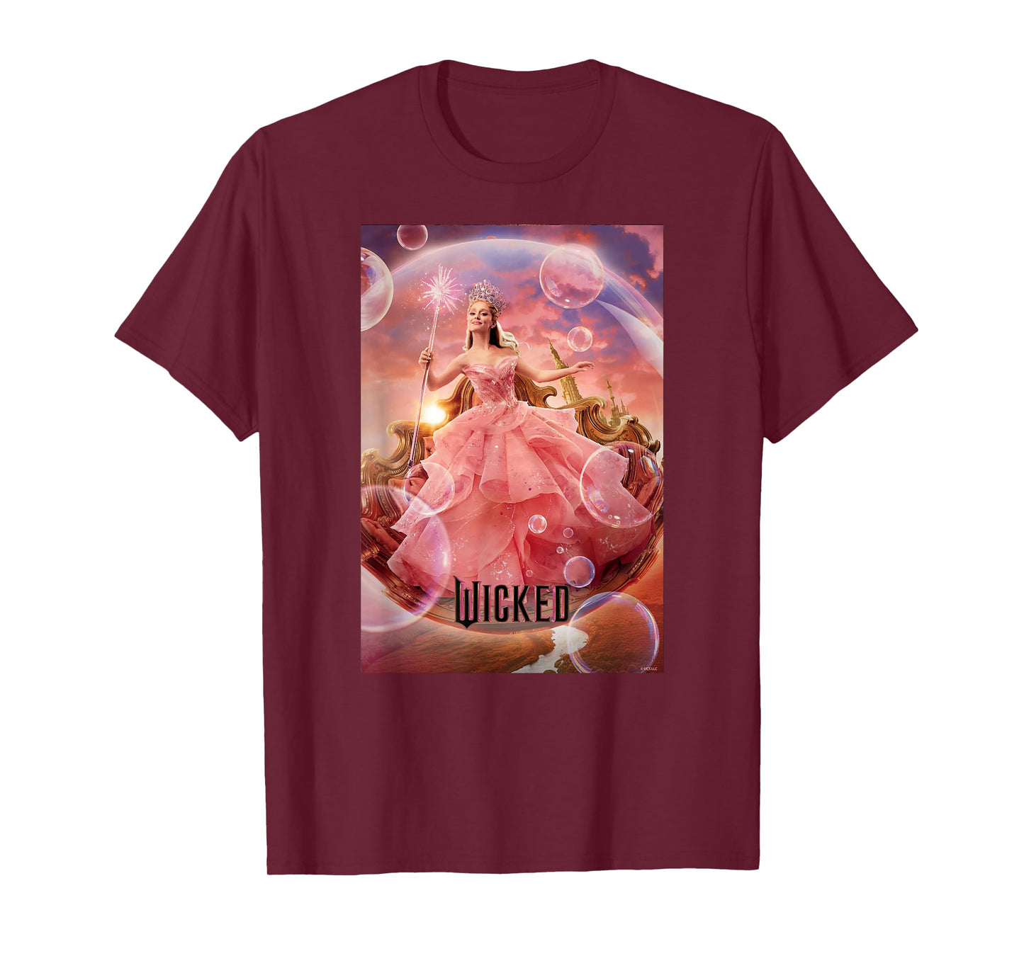 Wicked Glinda Bubble Poster T-Shirt