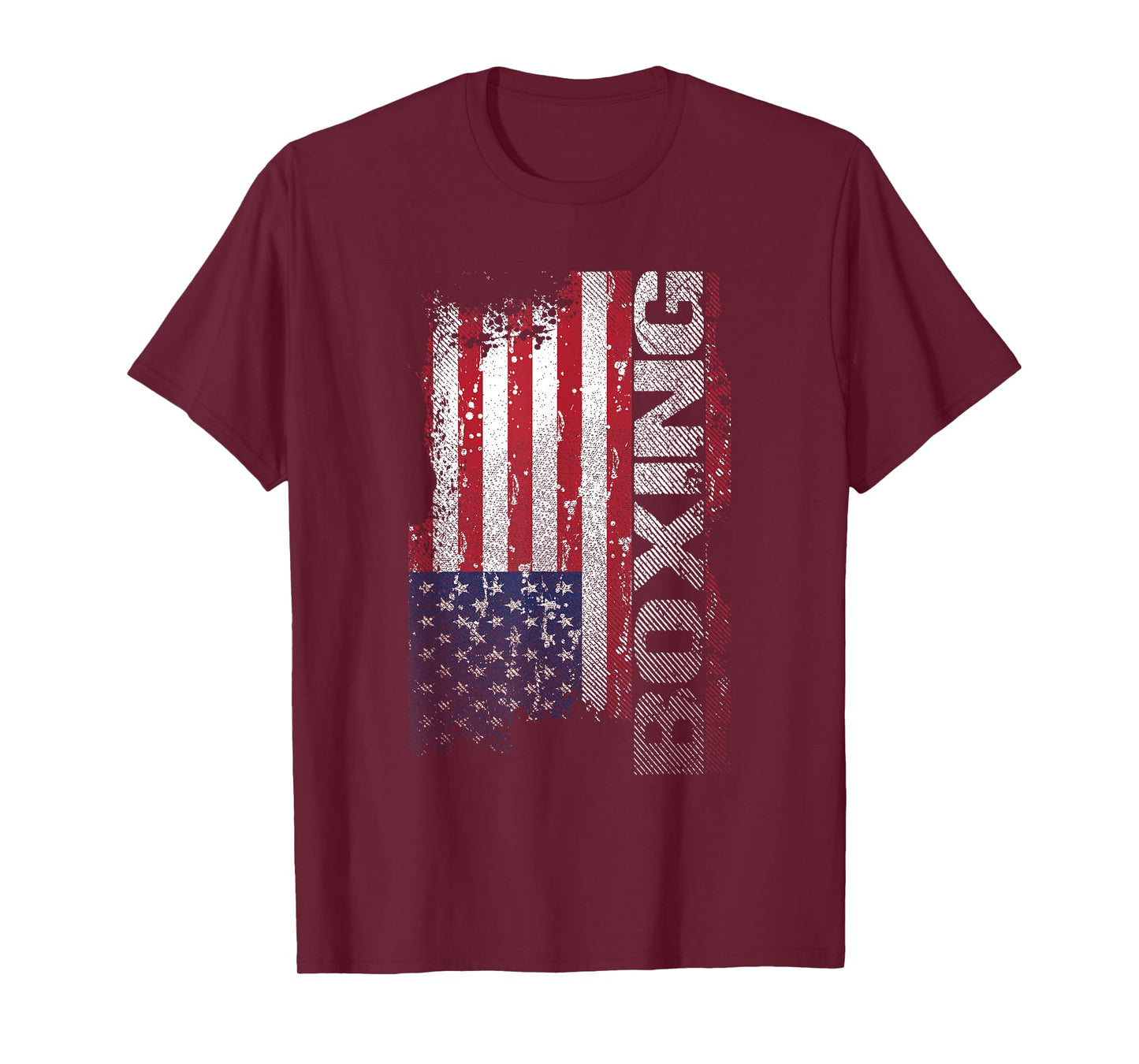 USA Flag Boxing T-Shirt, Boxer Tee Gift Women Kids Men T-Shirt