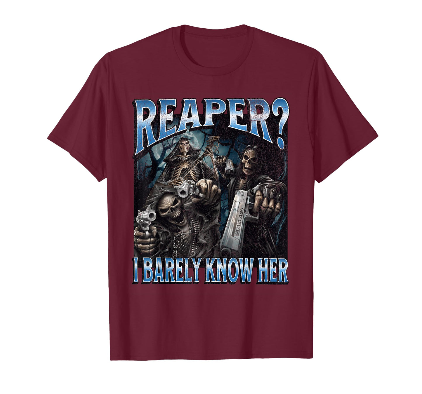 Reaper? Funny Hard Skeleton Meme Bootleg T-Shirt