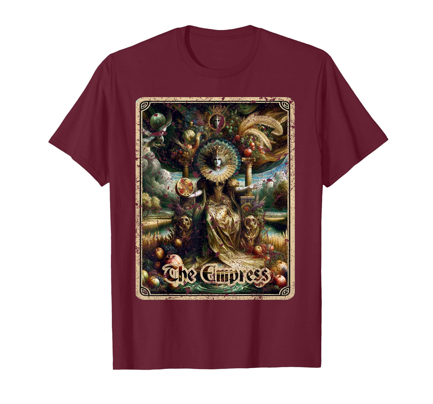 The Empress Tarot Card Goth T-Shirt