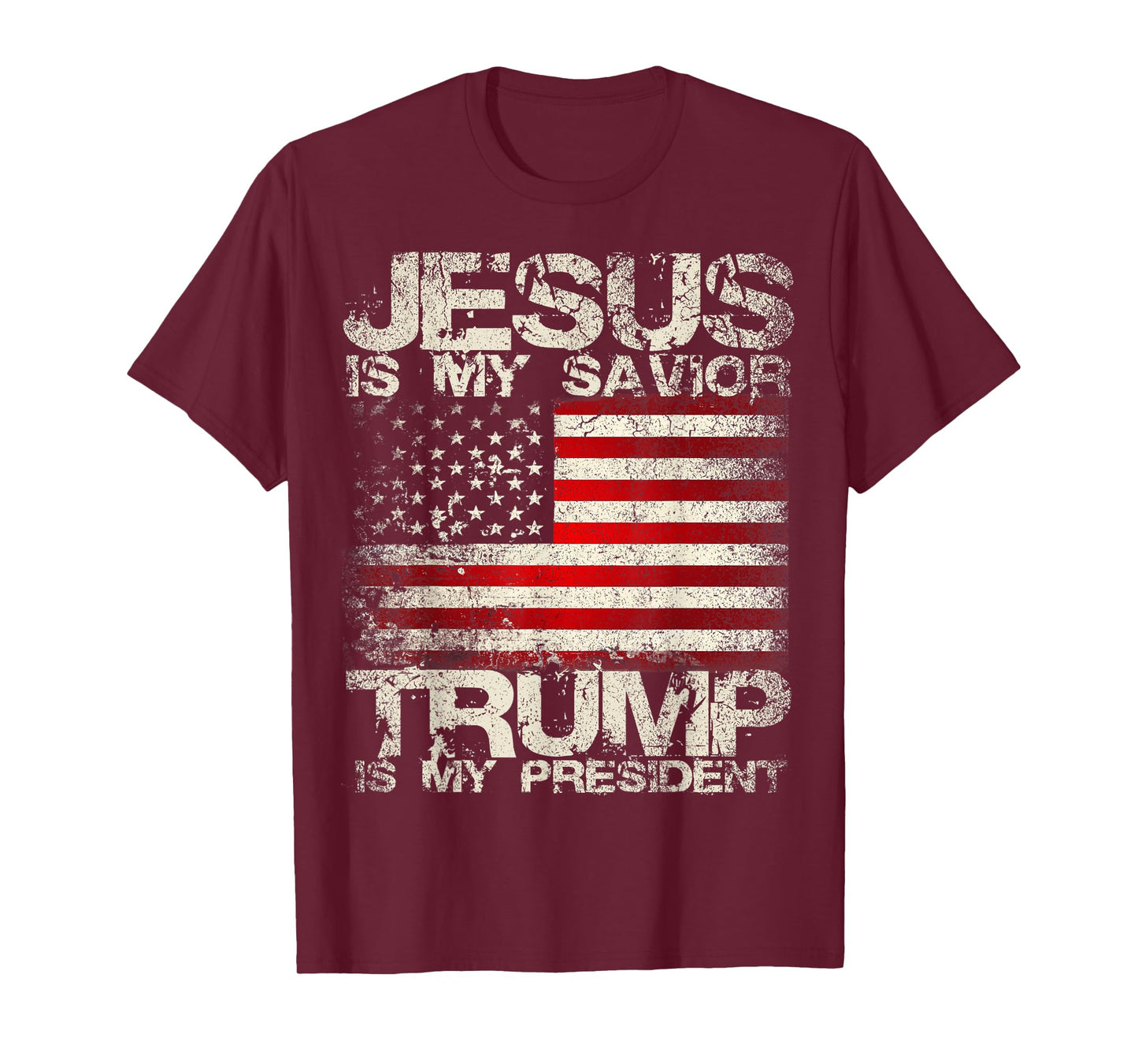 Epic 2024 Jesus Is My Savior Trump Is My President T-Shirt