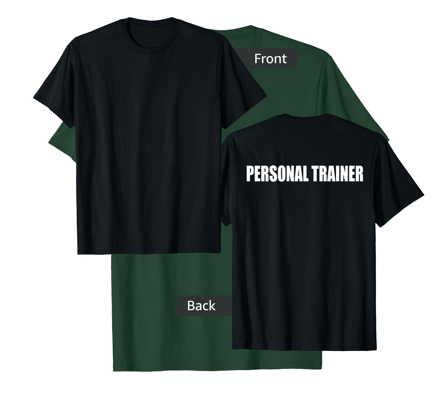 Personal Trainer Shirt - Back Print T-shirt T-Shirt