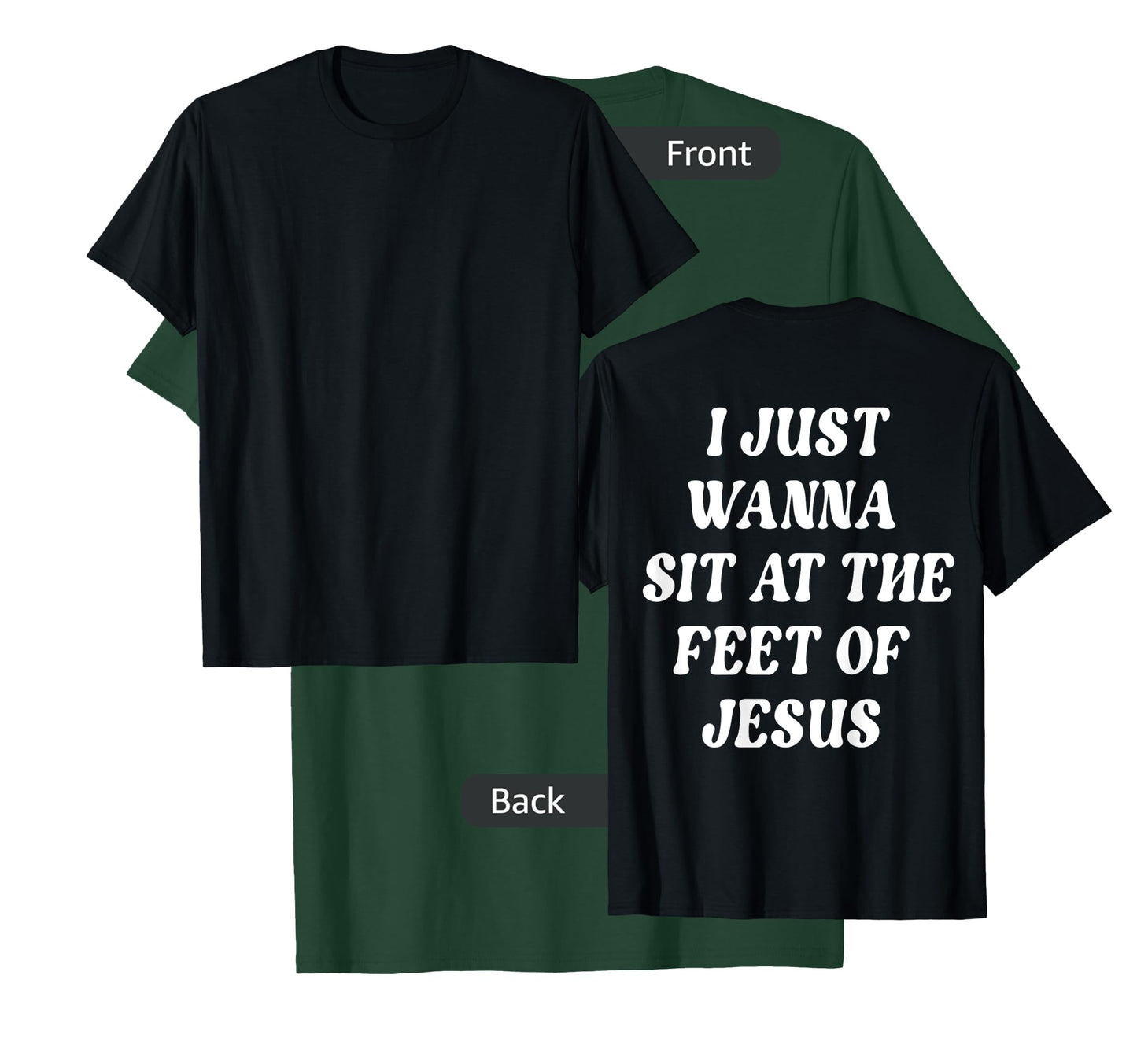 I Just Wanna Sit At The Feet Of Jesus Aesthetic Clothing T-Shirt