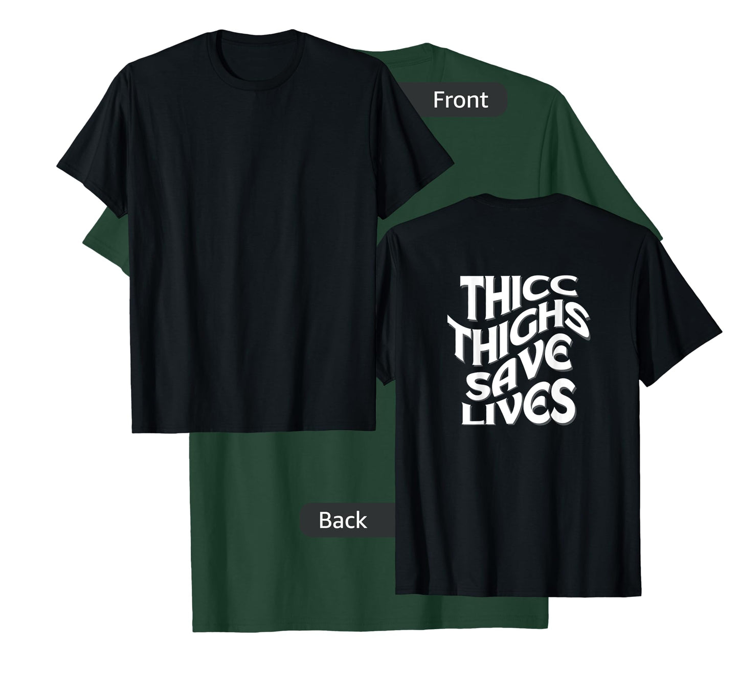 Funny 'THICC THIGHS SAVE LIVES' Gym Pump Cover for the Gym T-Shirt