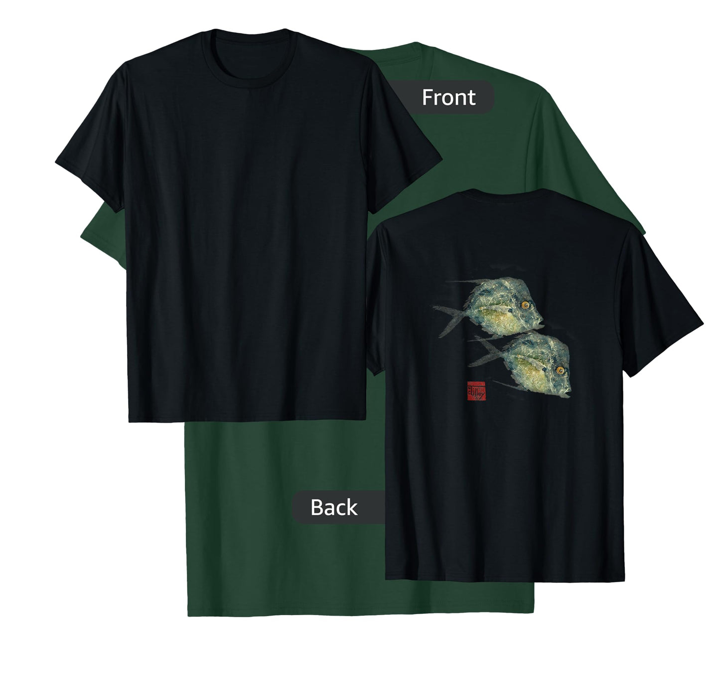 Fish Print Gyotaku Florida Lockdown T-shirt