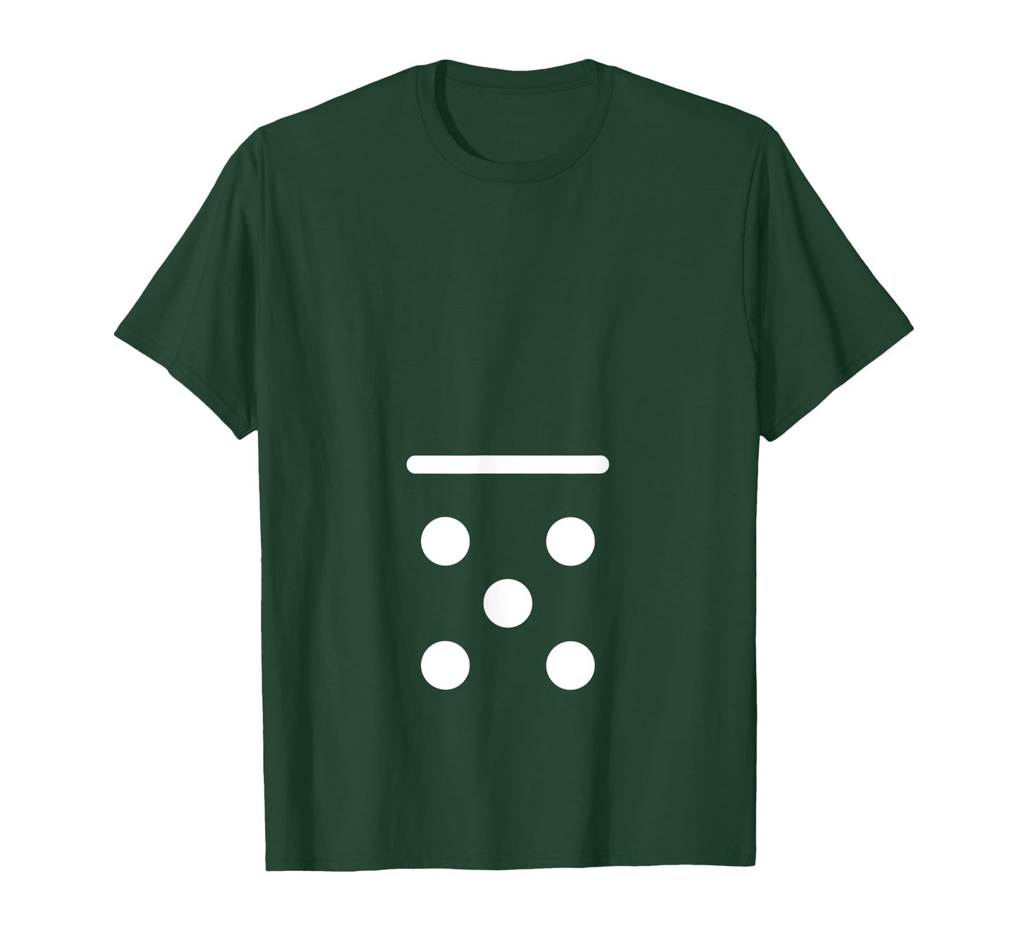 Domino Game 0 5 Dots Matching Halloween Group Costume T-Shirt